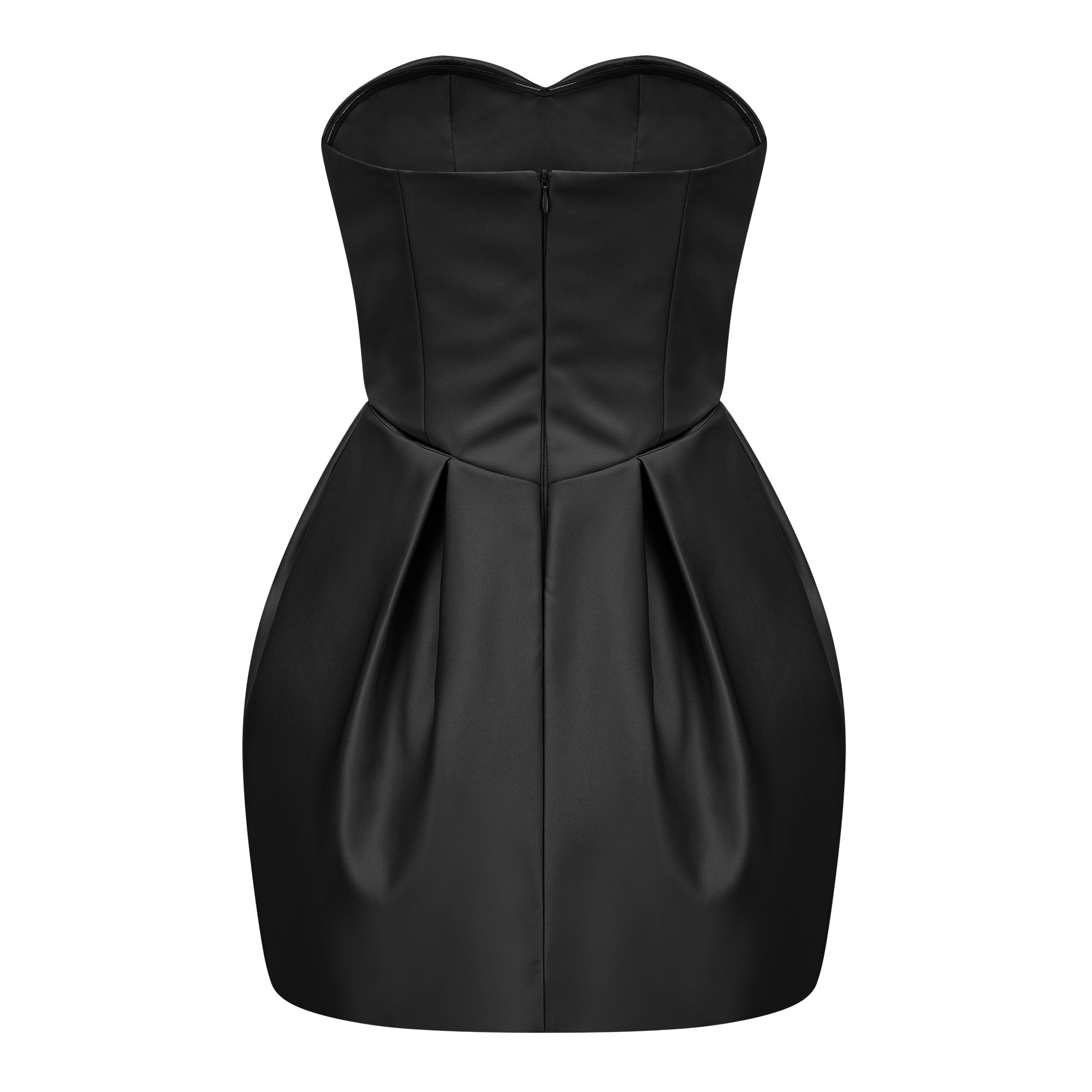 Laure Black Heart Off-shoulder Mini Dress (Final Sale-US Only)
