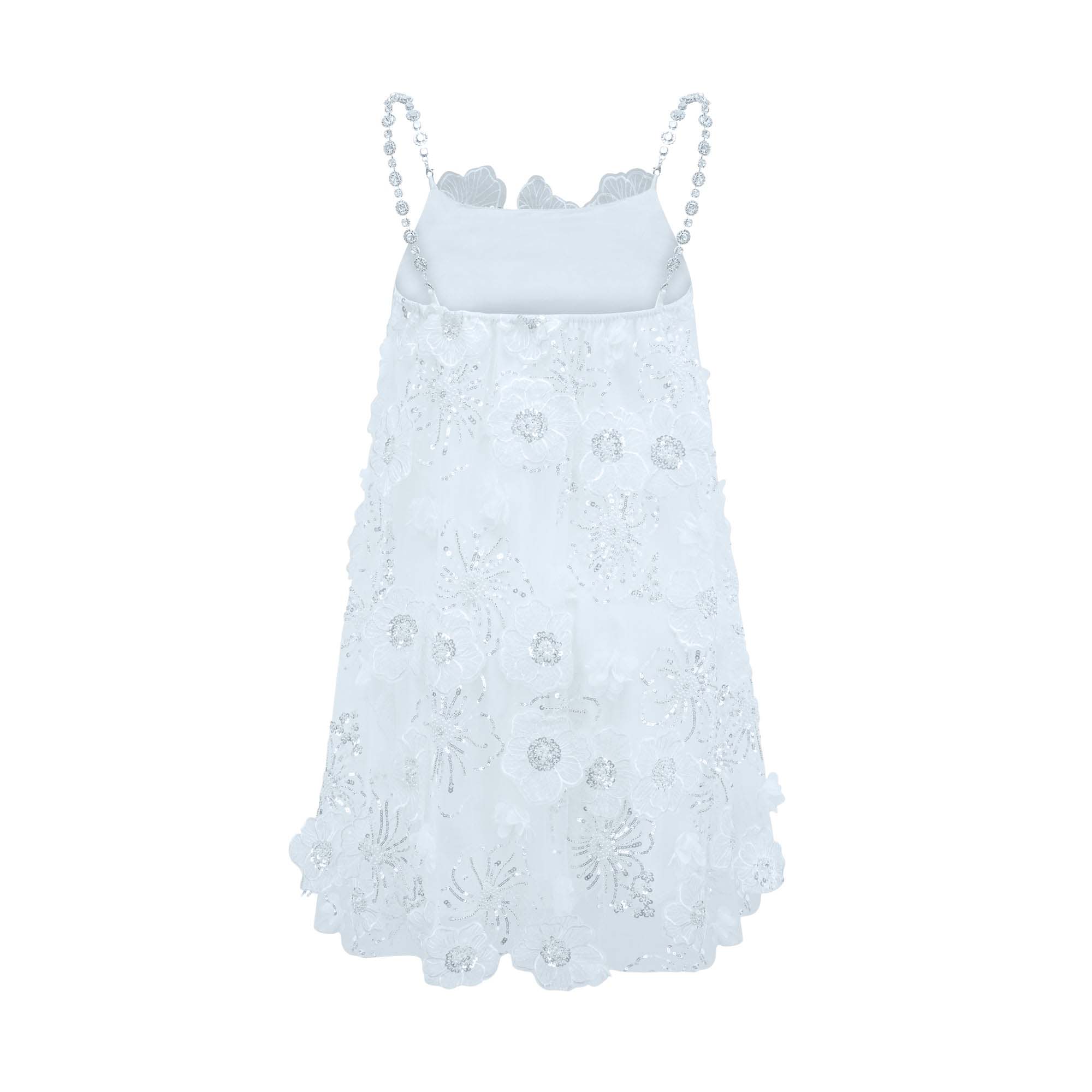 Suzette crystal-embellished floral mini dress (Final Sale-US Only)