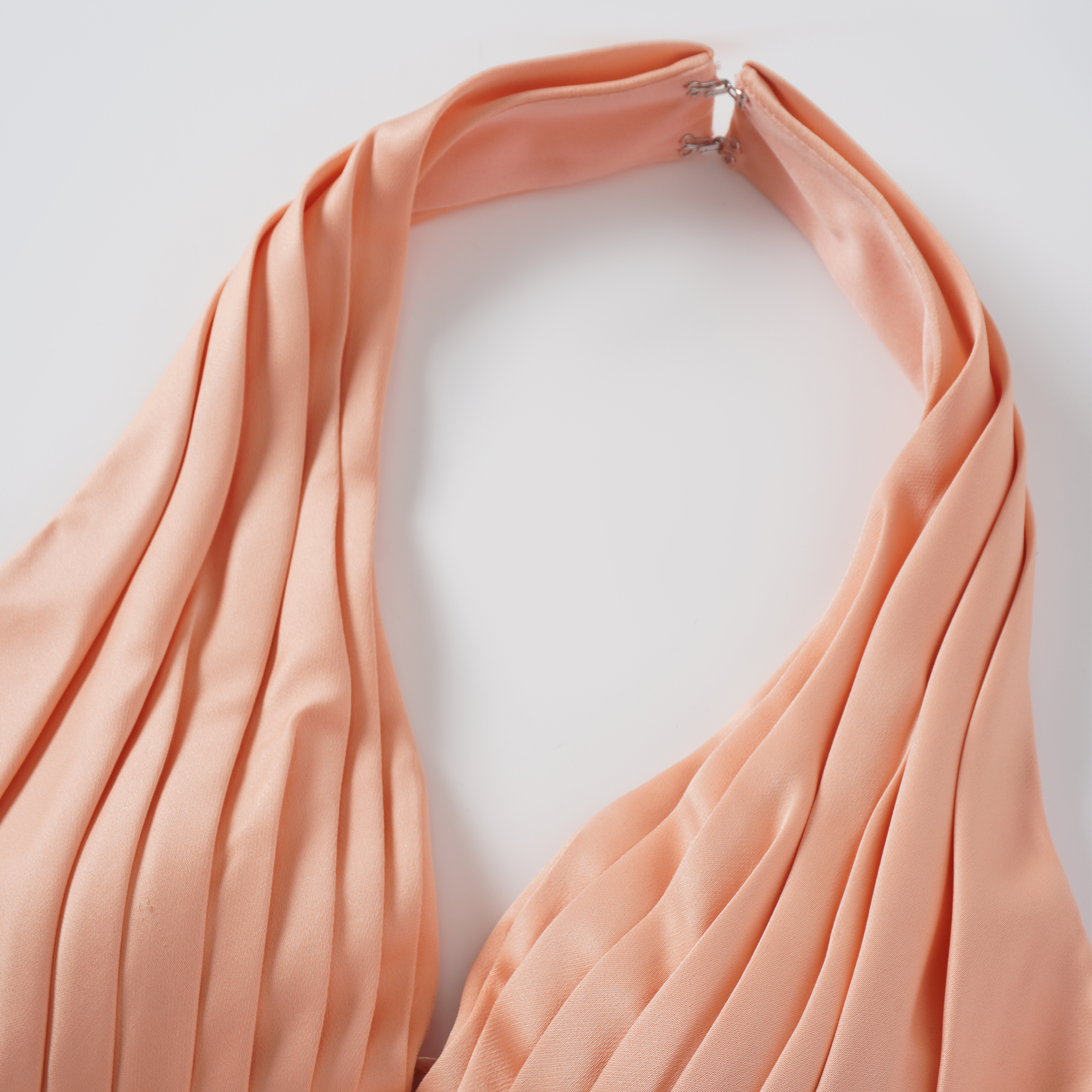 Aurélie Orange Halterneck Mermaid Maxi Dress (Final Sale-US Only)