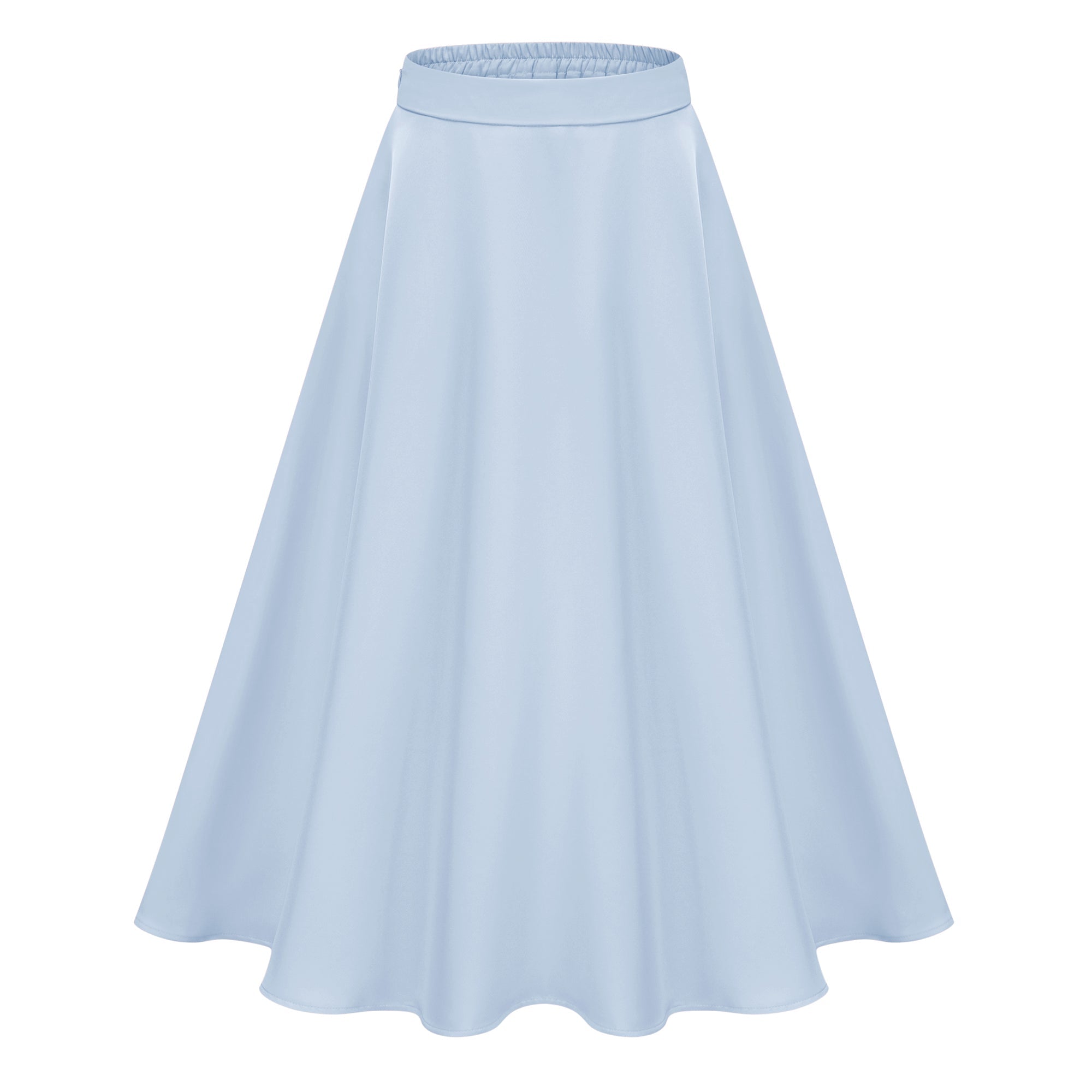 Johanna Blue Self-Tie Blouse & Skirt Set (Final Sale-US Only)