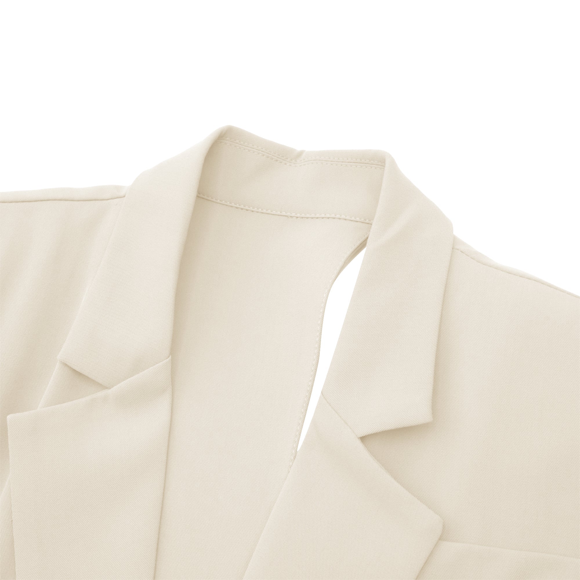 Amelie Neutral Asymmetrical Cut-Out Jacket (Final Sale-US Only)