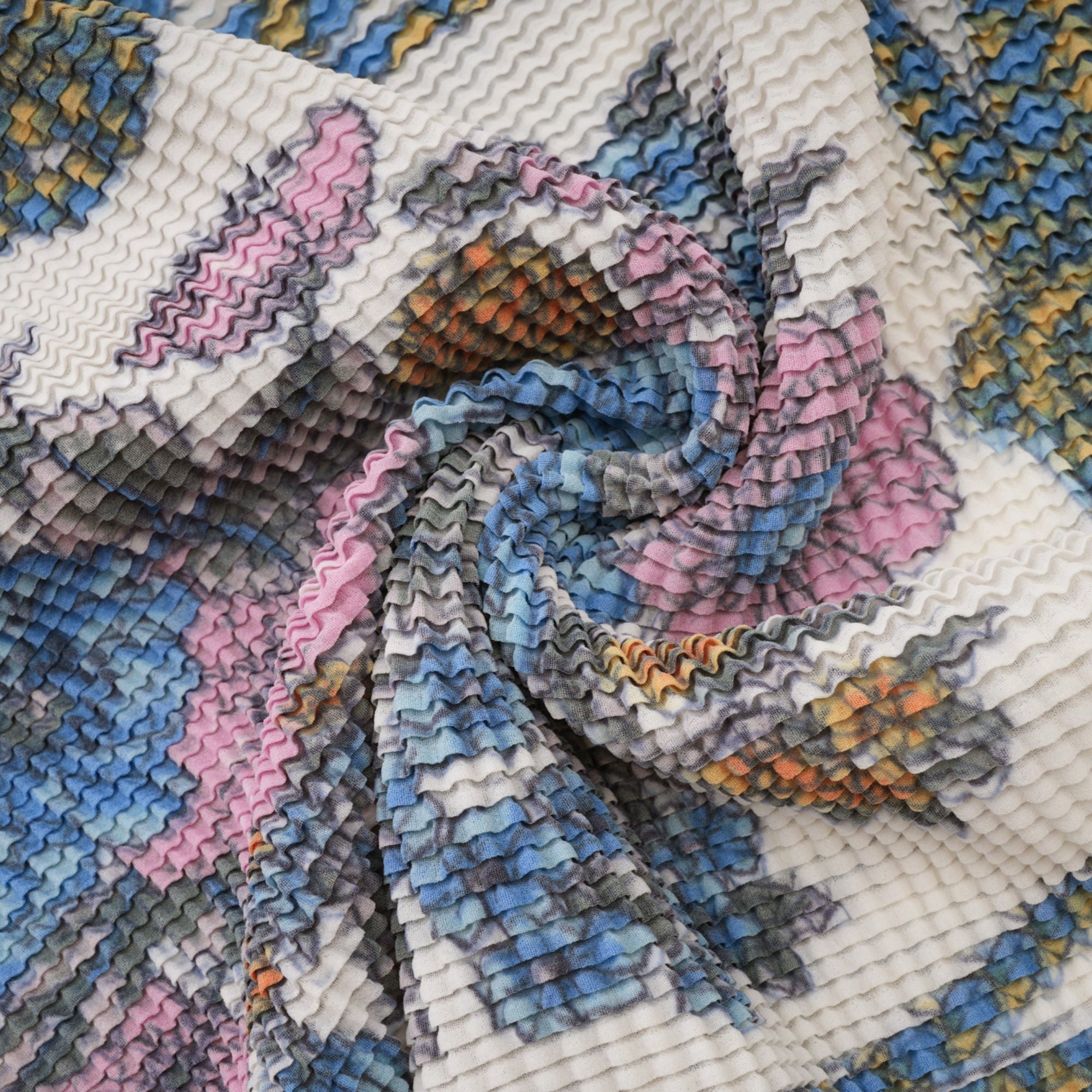 Huguette pattern-print top & skirt matching set (Final Sale)