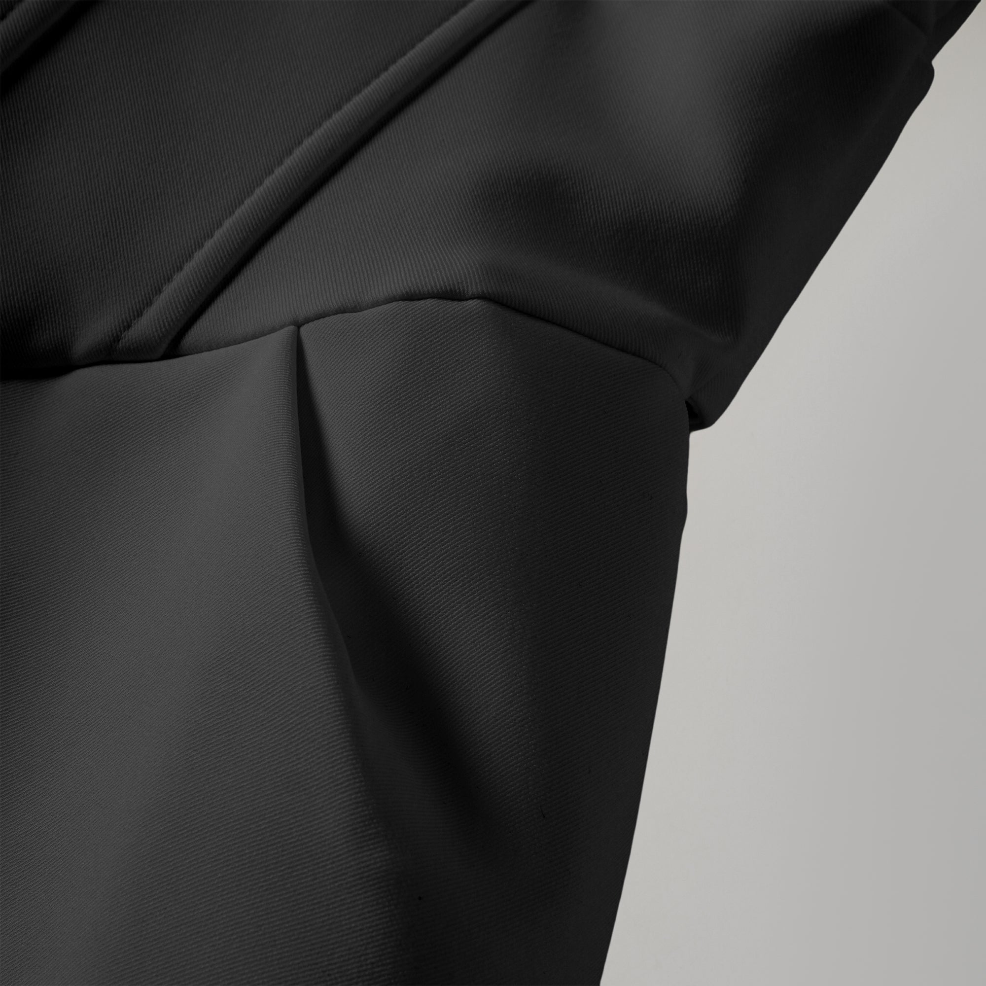 Inmaculada Black Boned Bodice Mini Blazer Dress (Final Sale)