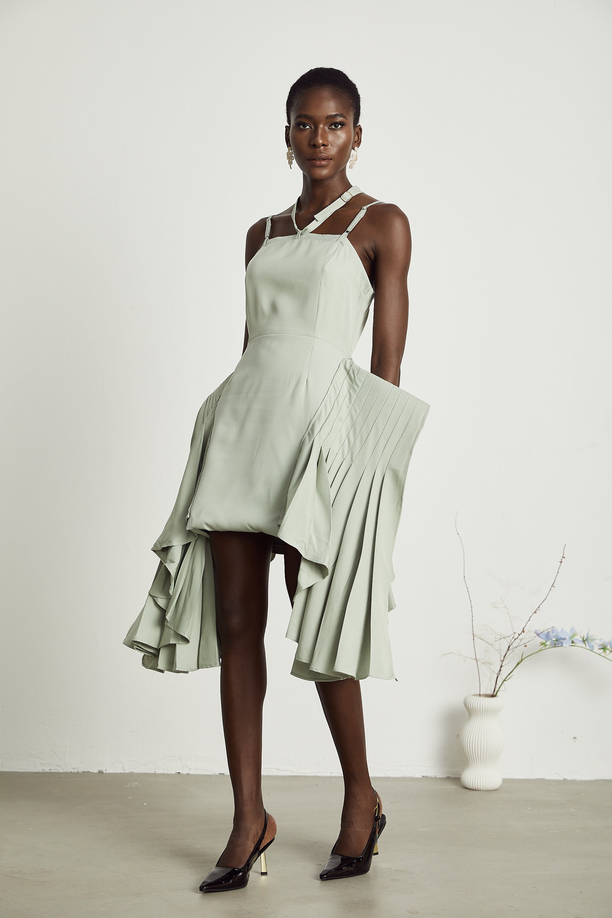Michel layered-hemline mini dress (Final Sale-US Only)