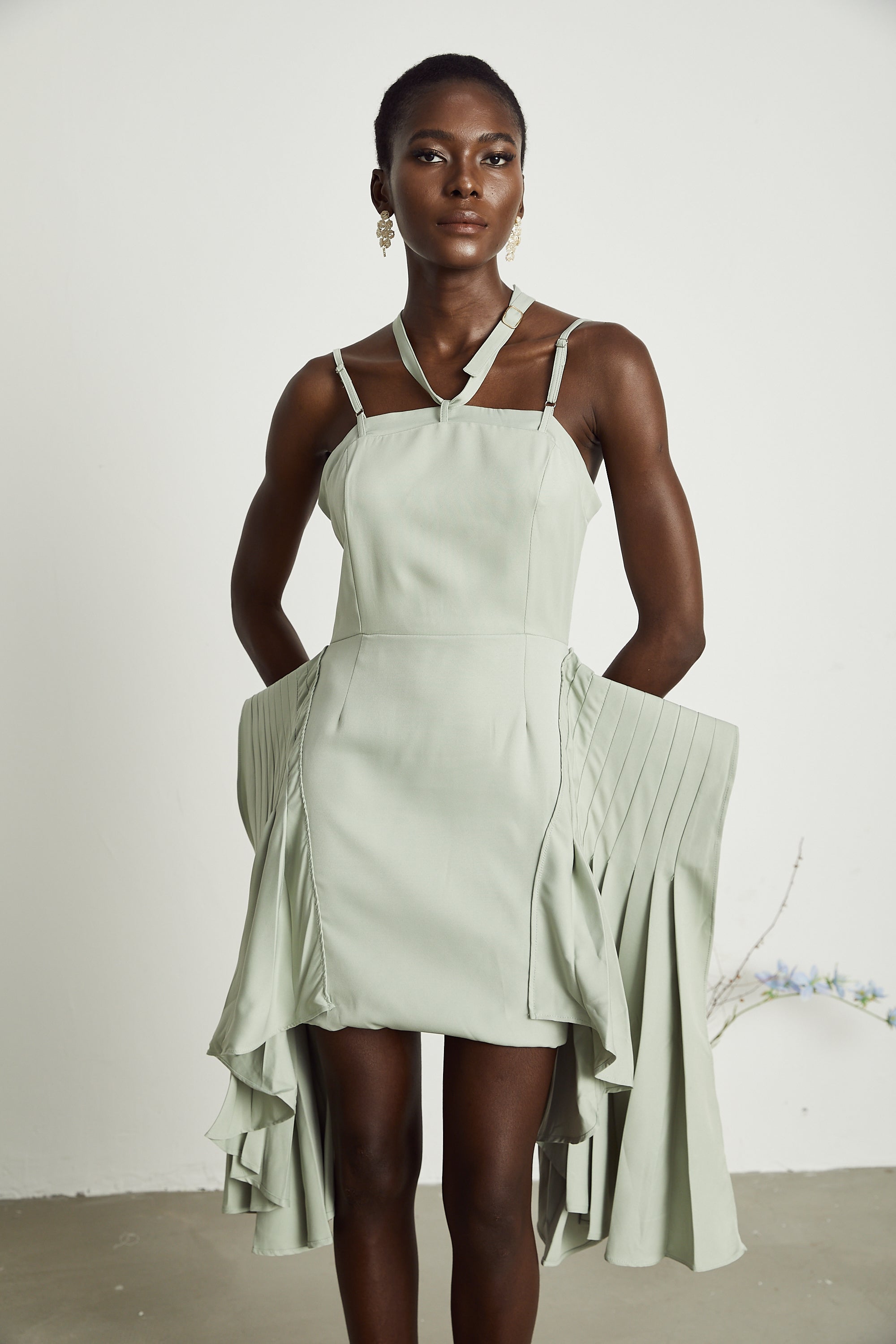 Michel layered-hemline mini dress (Final Sale-US Only)