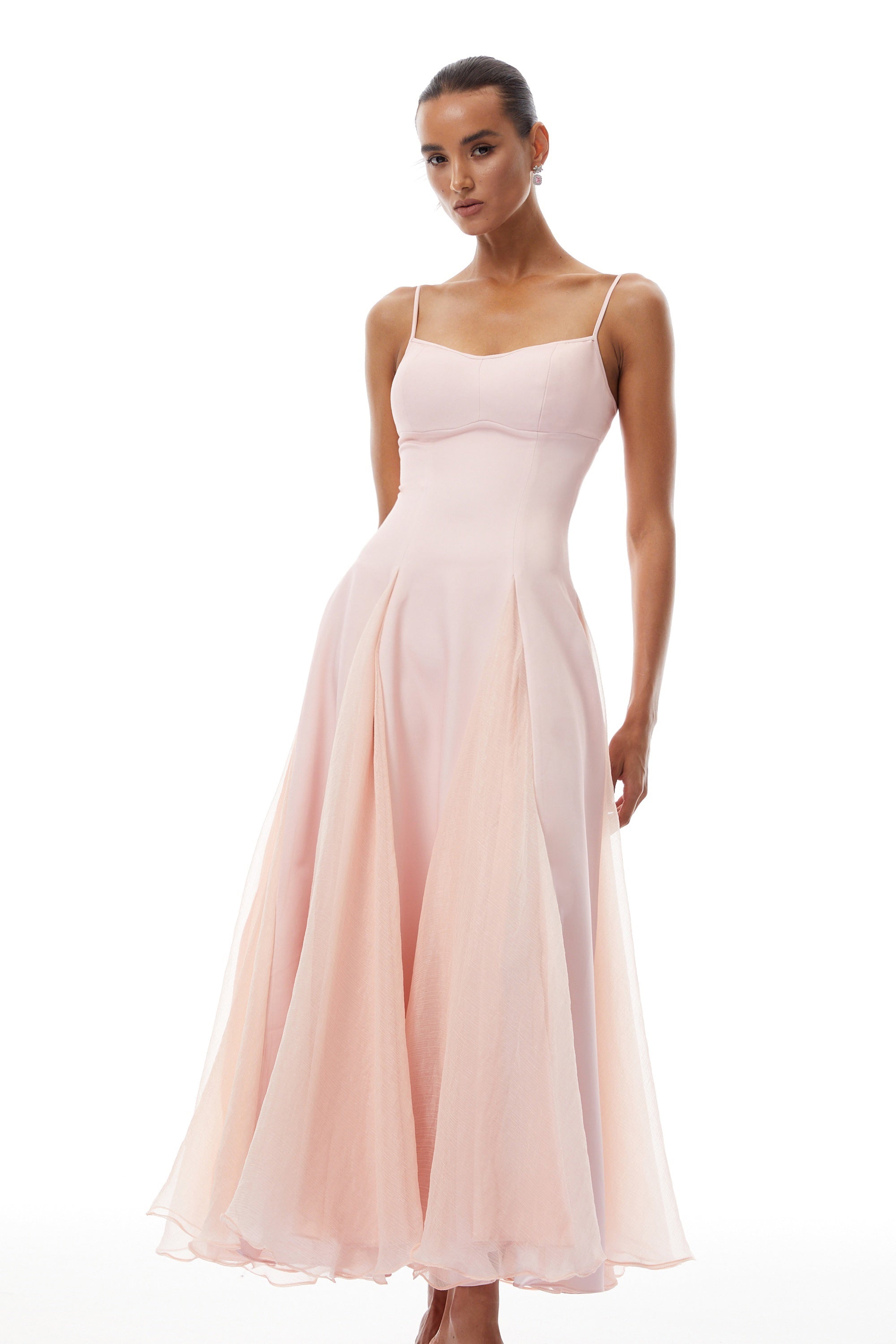 Sofie Pink Pleated Maxi Dress (Final Sale)
