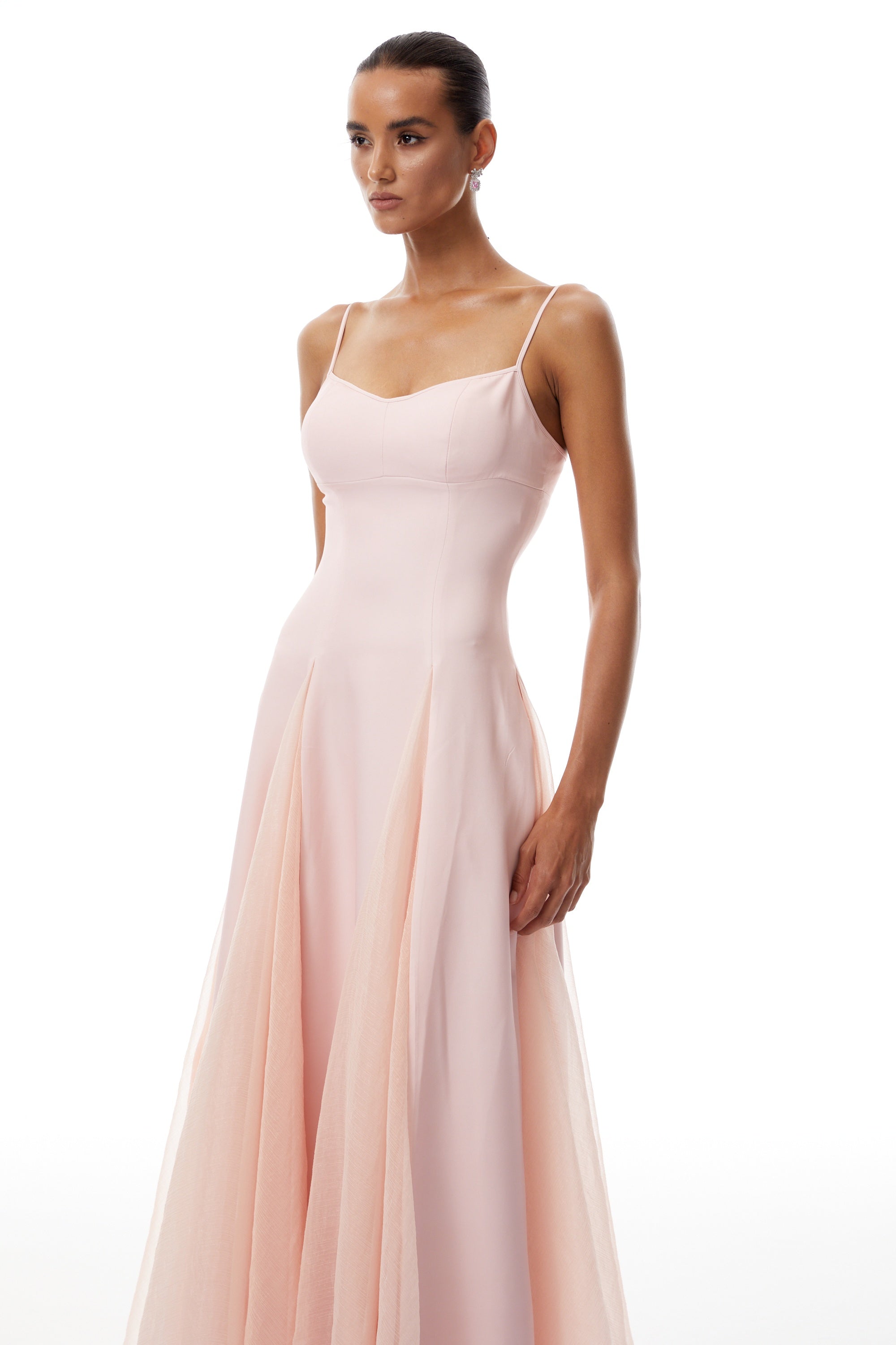 Sofie Pink Pleated Maxi Dress (Final Sale)
