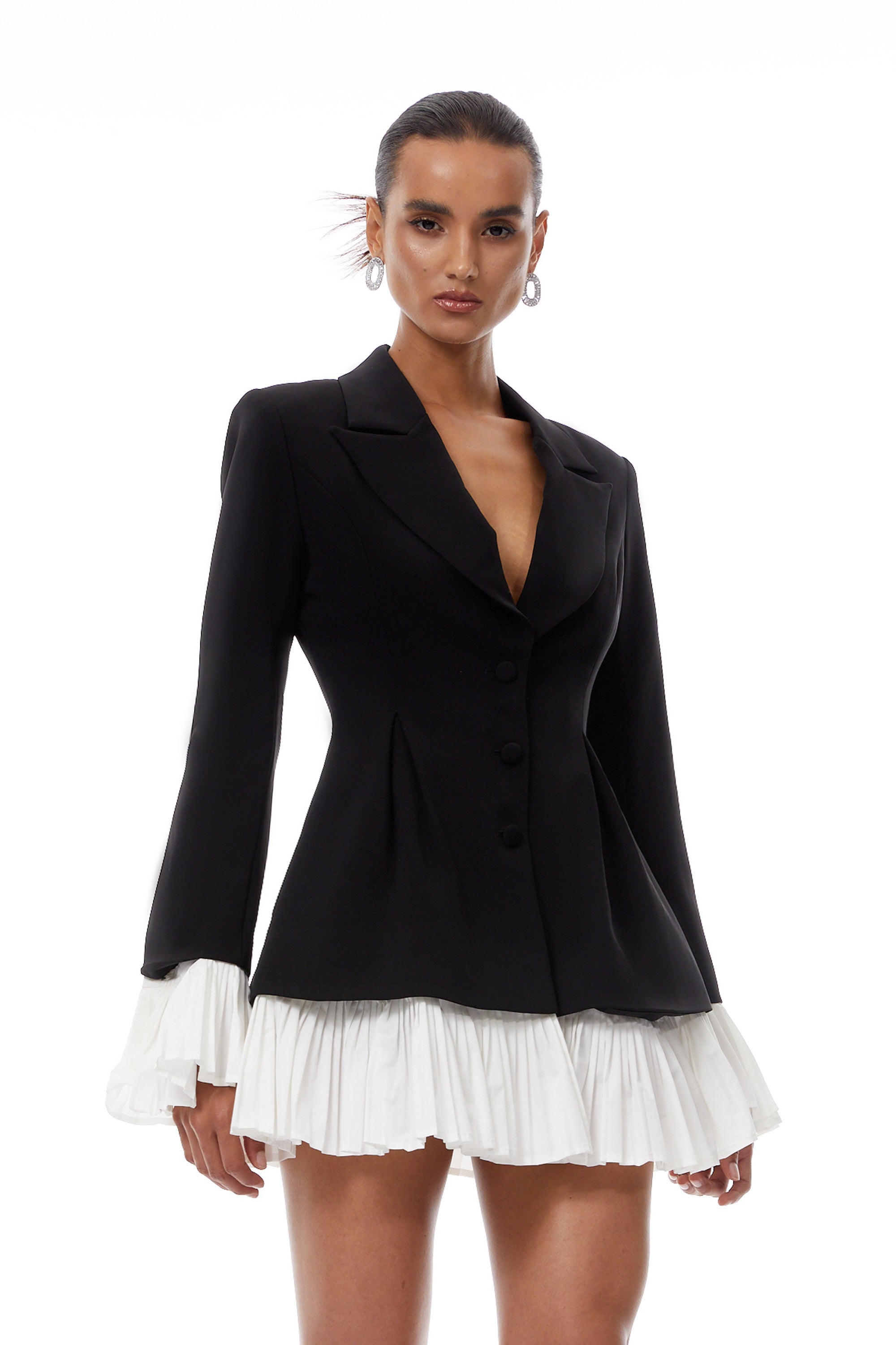 Rébecca Color Block Mini Blazer Dress (Final Sale)