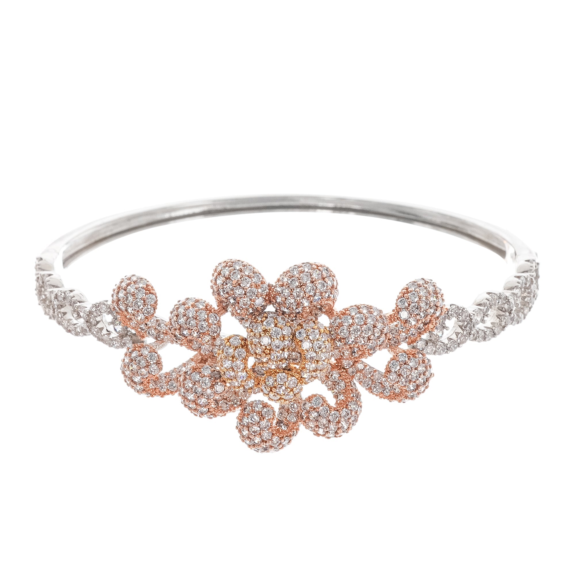 Anthemon Gold Tone Crystal Embellished Bracelet (Final Sale)