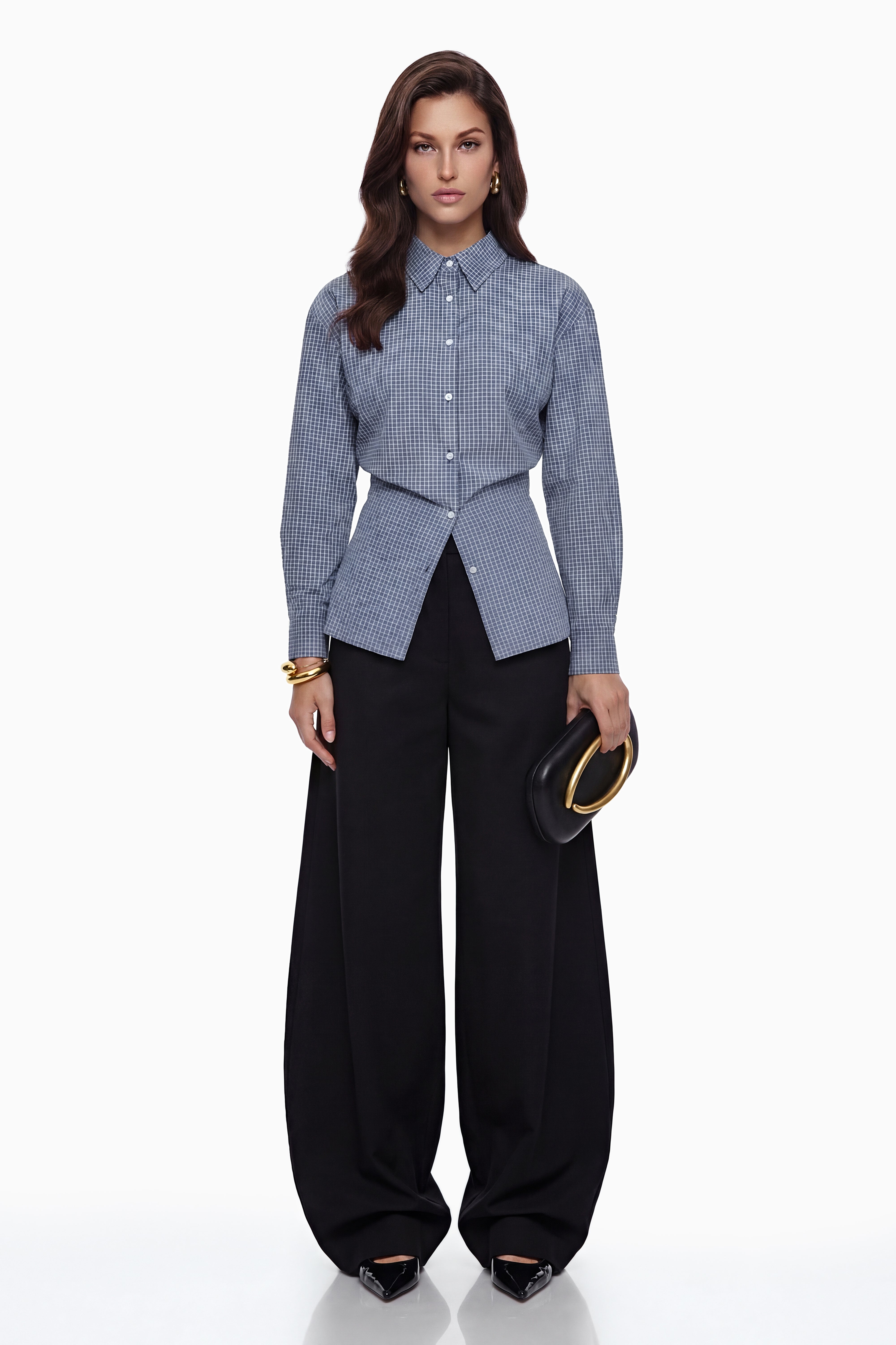 Brooke Blue Button Down Shirt (Final Sale)