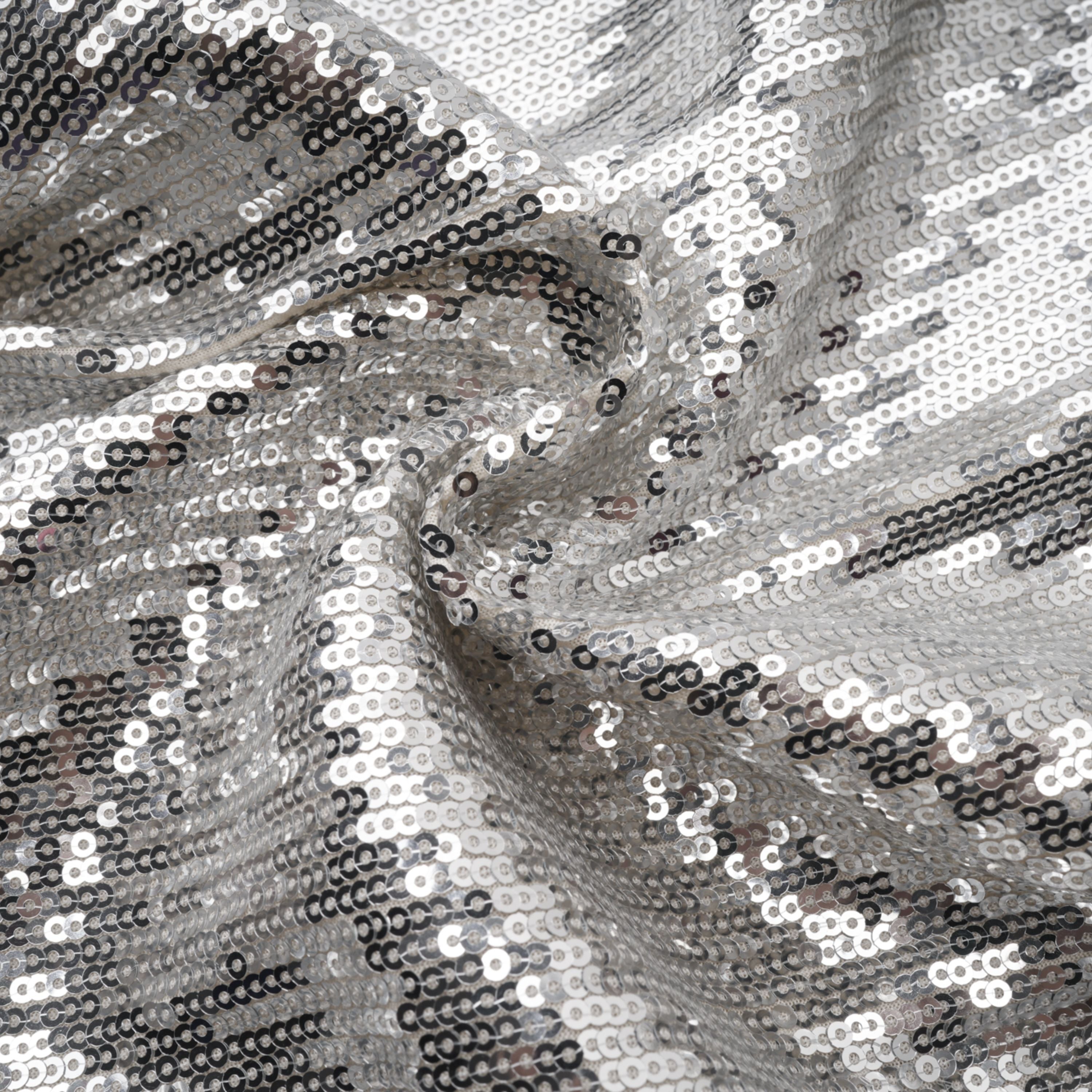 Cressida Silver Sparkly Embellished Maxi Dress (Final Sale-US Only)