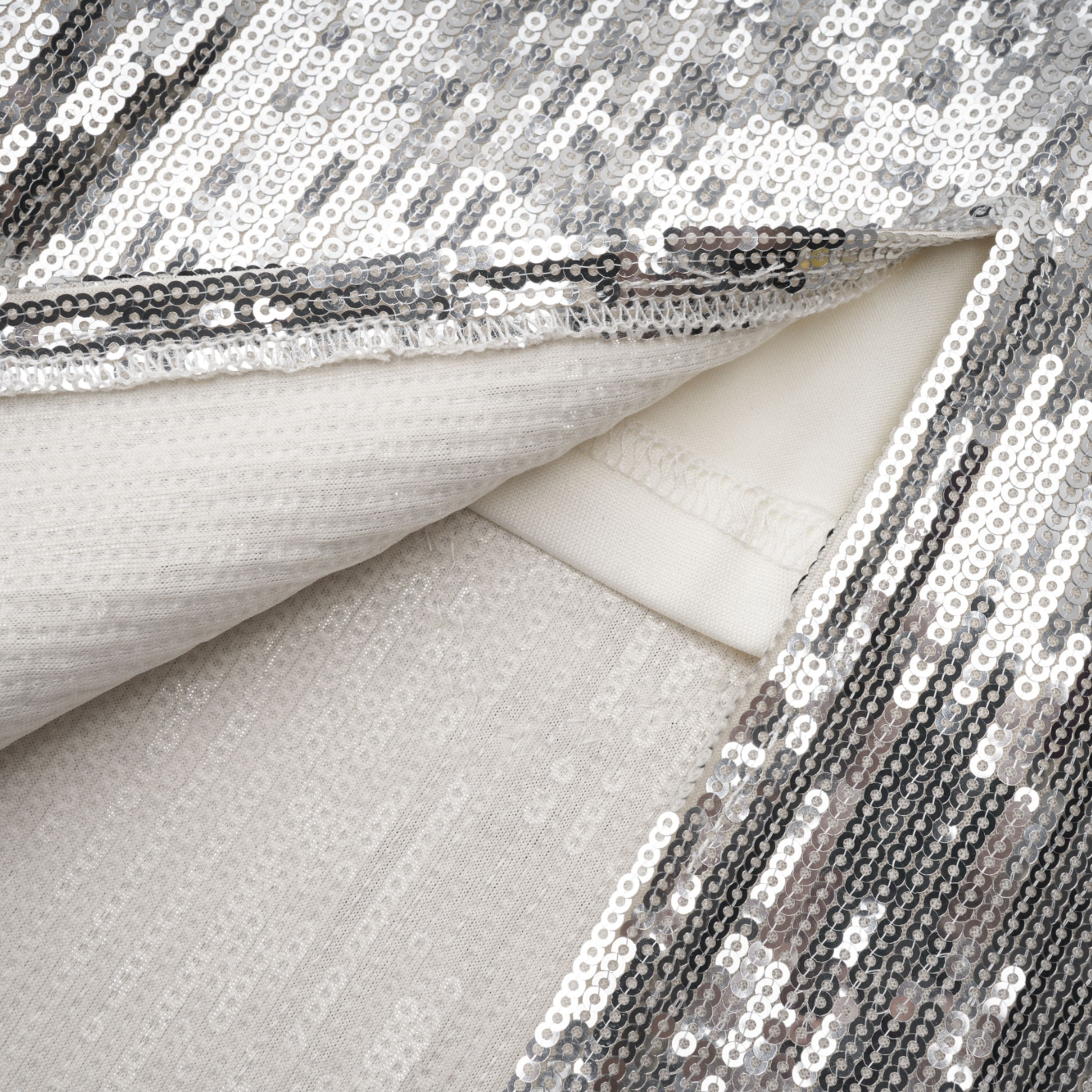 Cressida Silver Sparkly Embellished Maxi Dress (Final Sale-US Only)