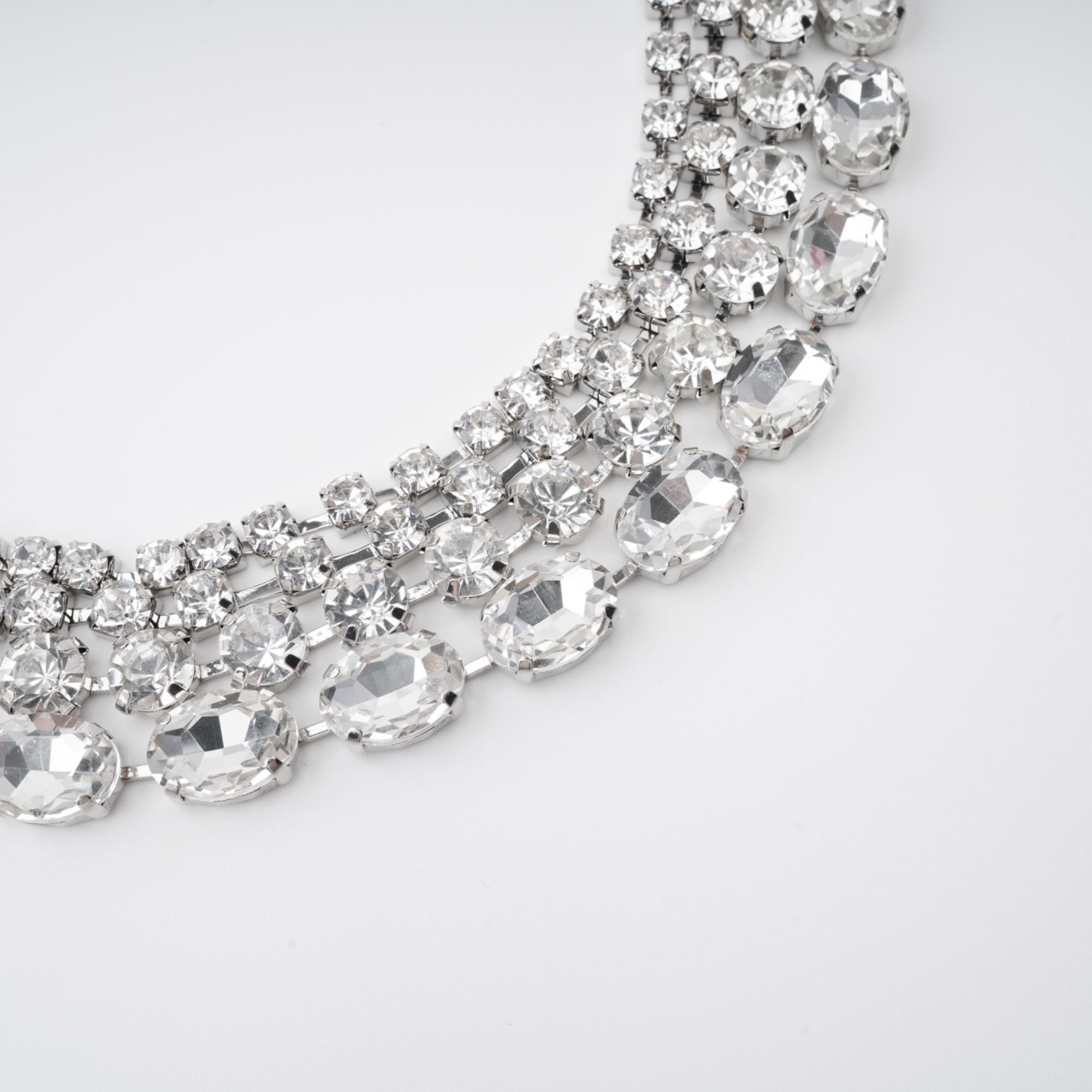 Elizabeth crystal-embellished layered necklace (Final Sale)