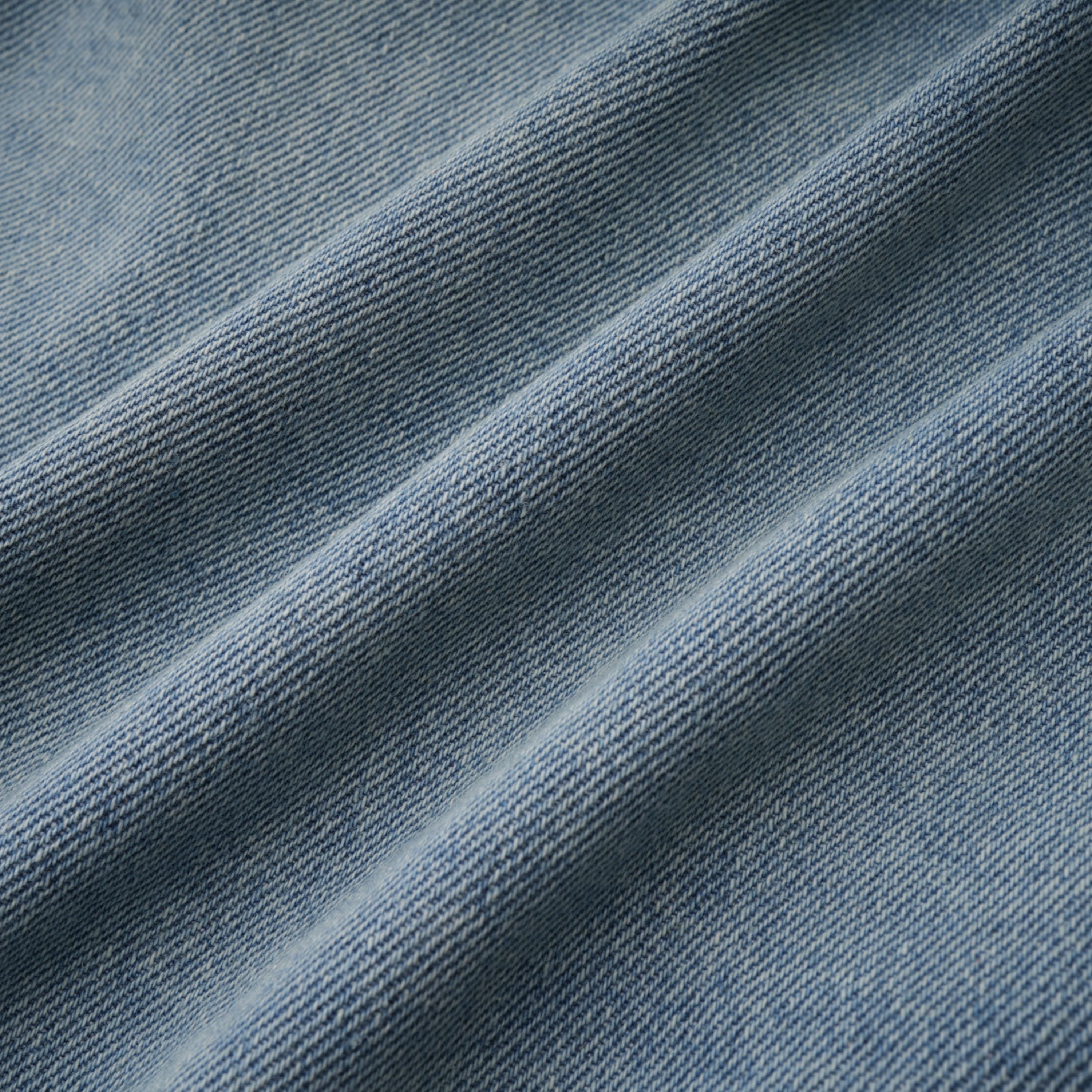 Marta Blue Faded Effect Denim Playsuit