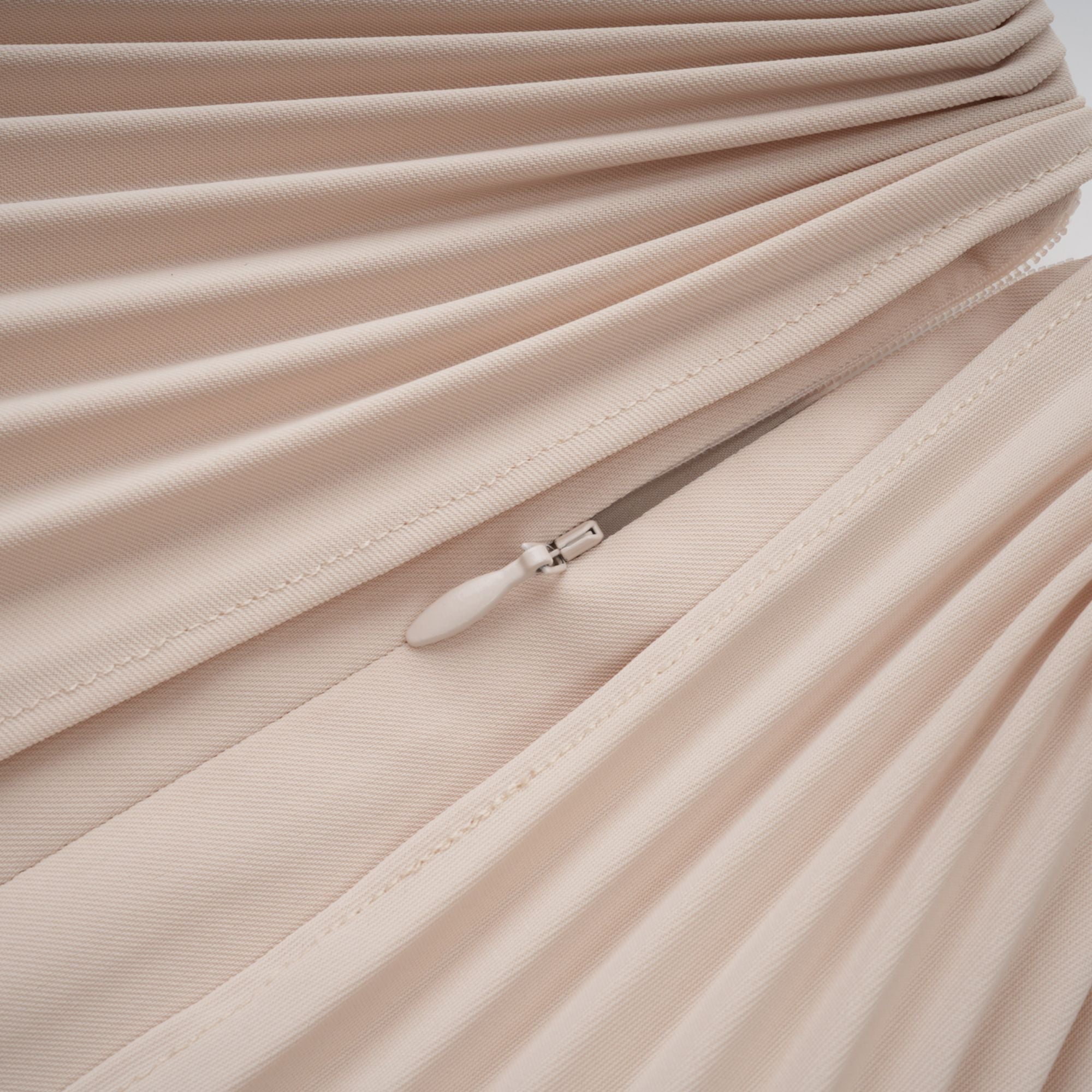 Héloïse neutrals cape pleated midi dress (Final Sale-US Only)