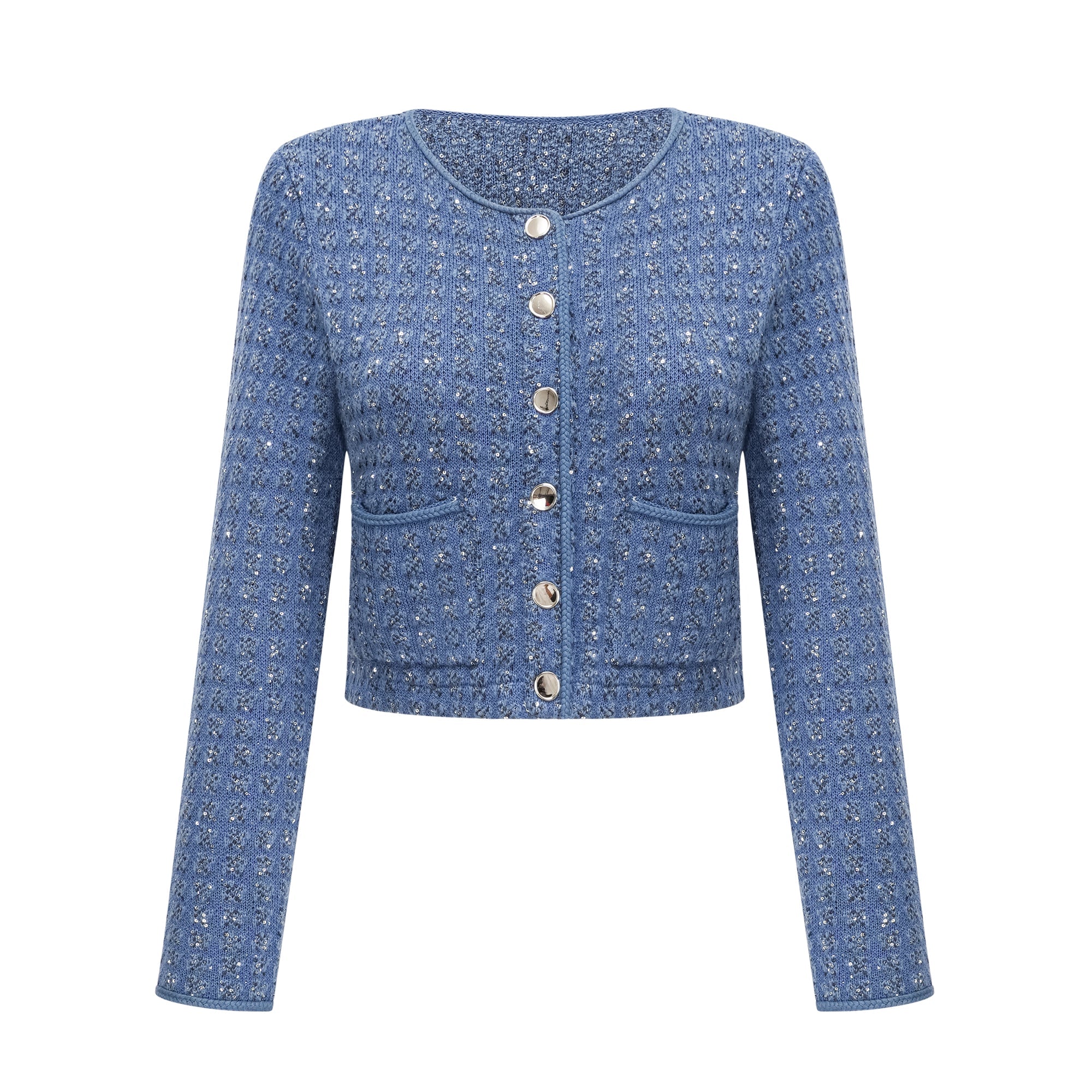 Ghislaine sequin-embellished jacket & trousers matching set (Final Sale)