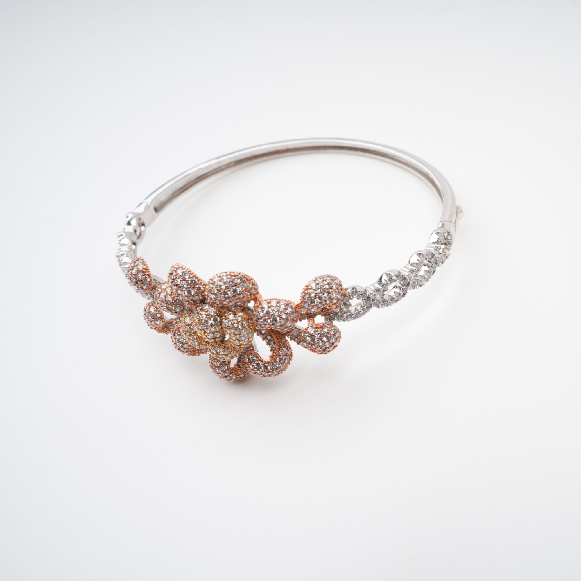 Anthemon Gold Tone Crystal Embellished Bracelet (Final Sale)