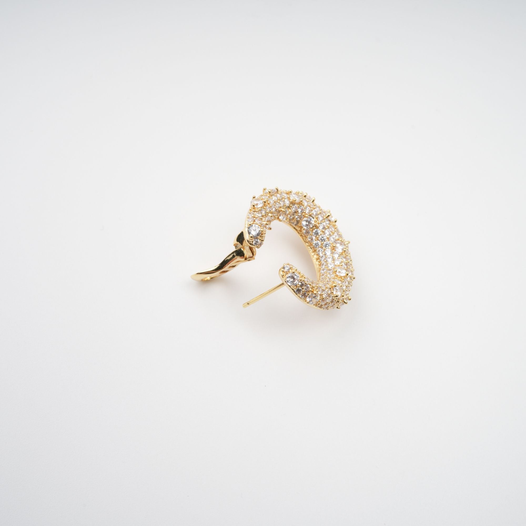 Colette Gold Crystal Embellished Earrings (Final Sale)