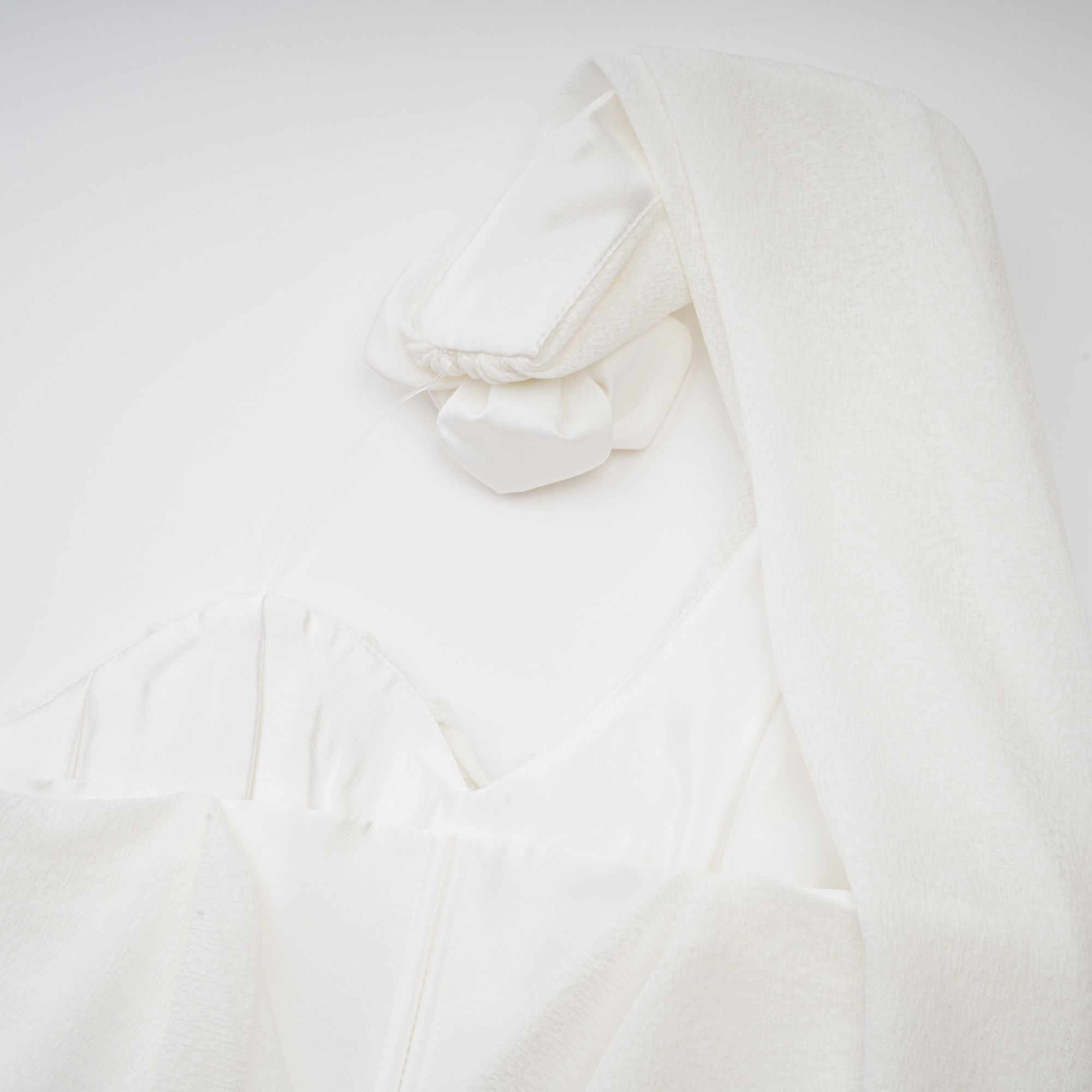 Maeva white halterneck floral-appliqué top (Final Sale-US Only)