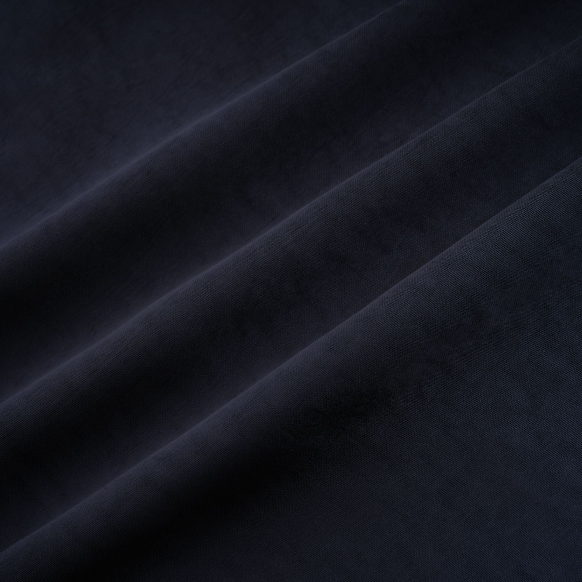 Navy blue short-sleeve maxi dress with a peplum jacket bodice and satin skirt