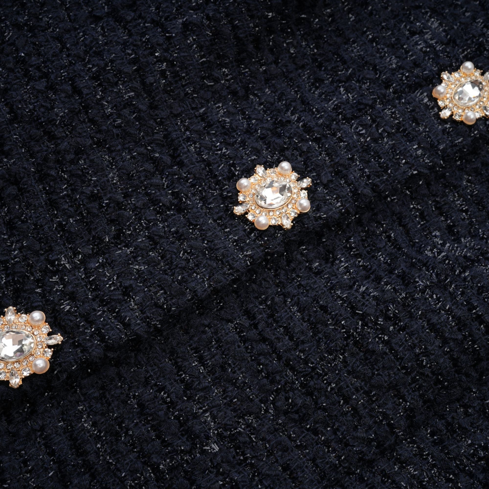 Josette Blue Peplum-Waist Paneled Maxi Dress
