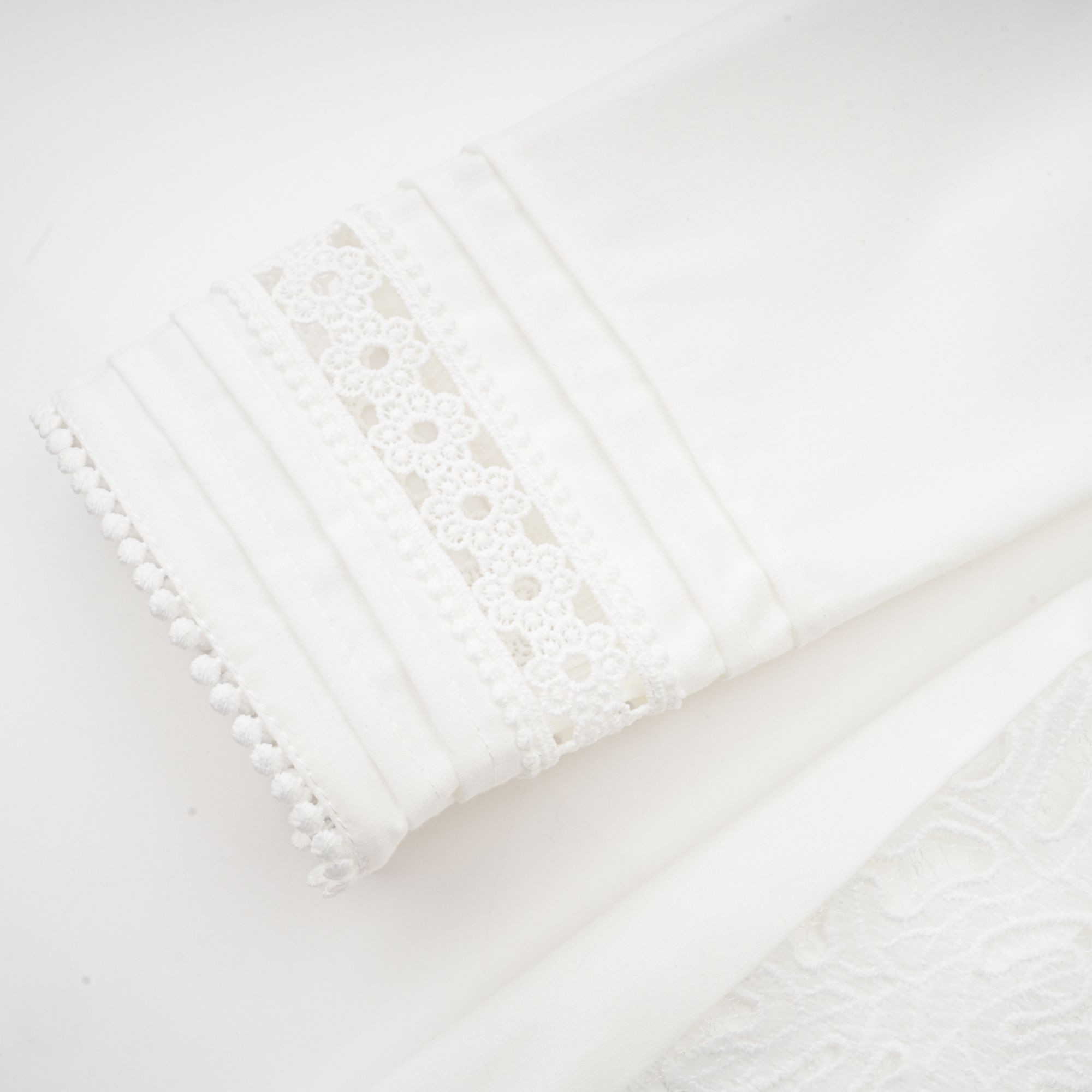 Madeleine white panelled embroidered midi dress (Final Sale-US Only)