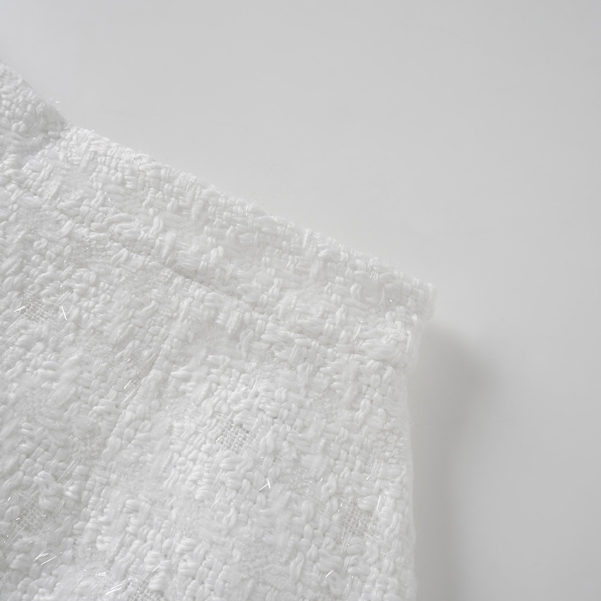 Séraphine White Frayed Tweed Jacket & Shorts Set (Final Sale-US Only)