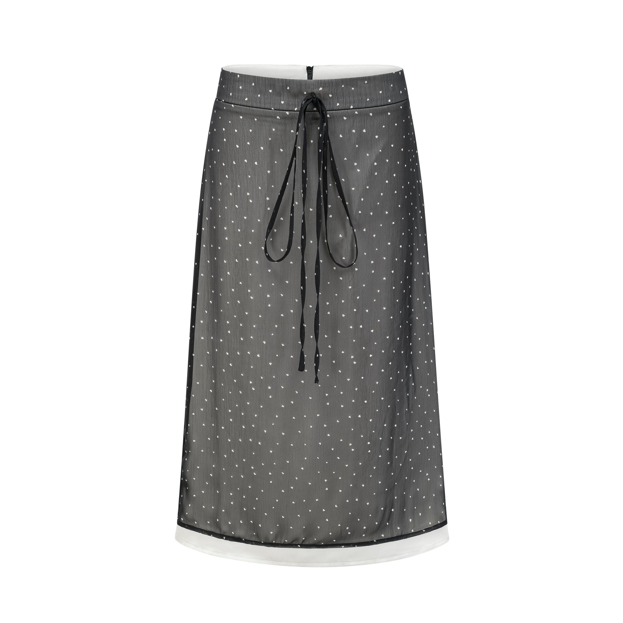 Gisèle tie-waisted polka-dot print skirt (Final Sale)