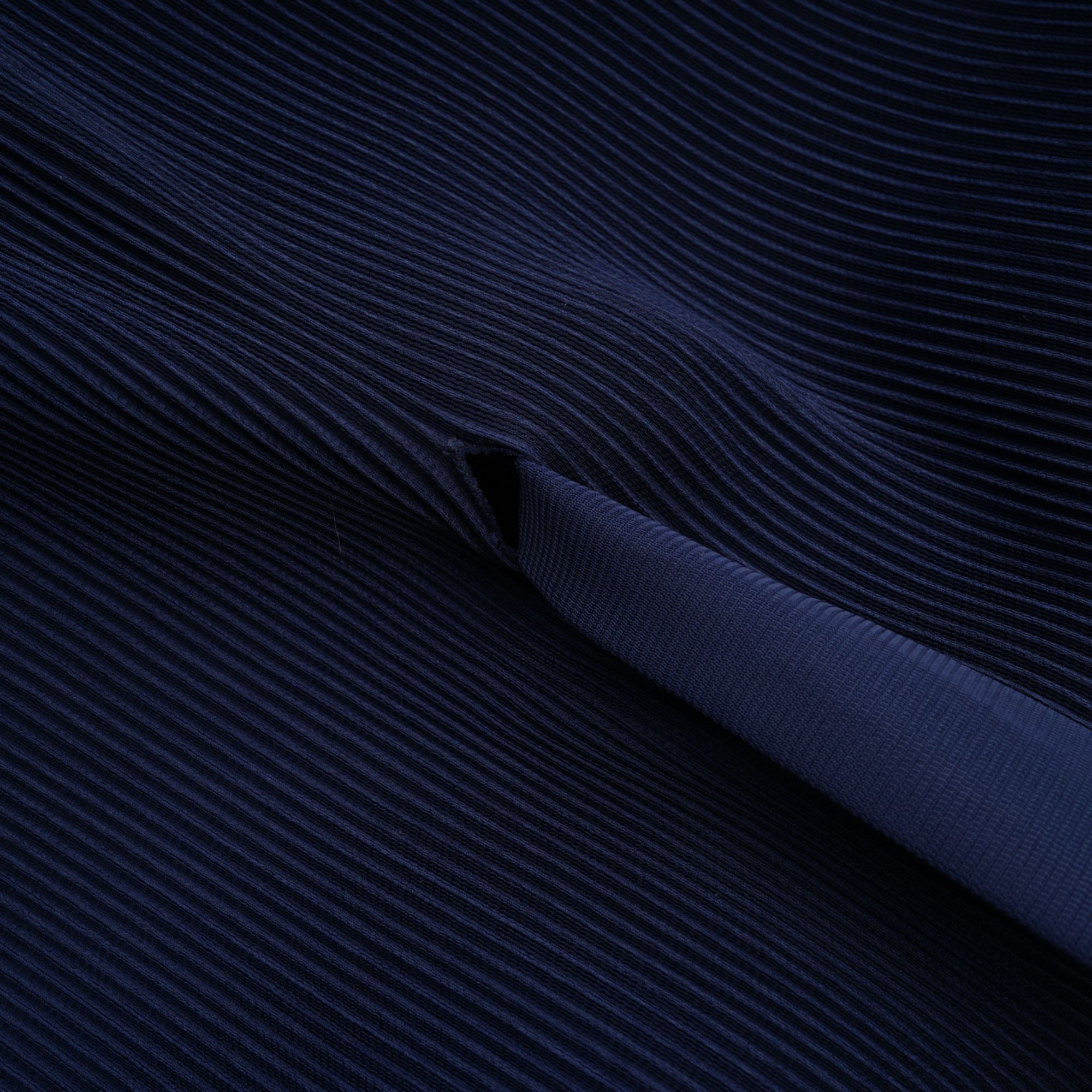 Debbie Blue Pattern-Print Creased Cape & Skirt Matching Set