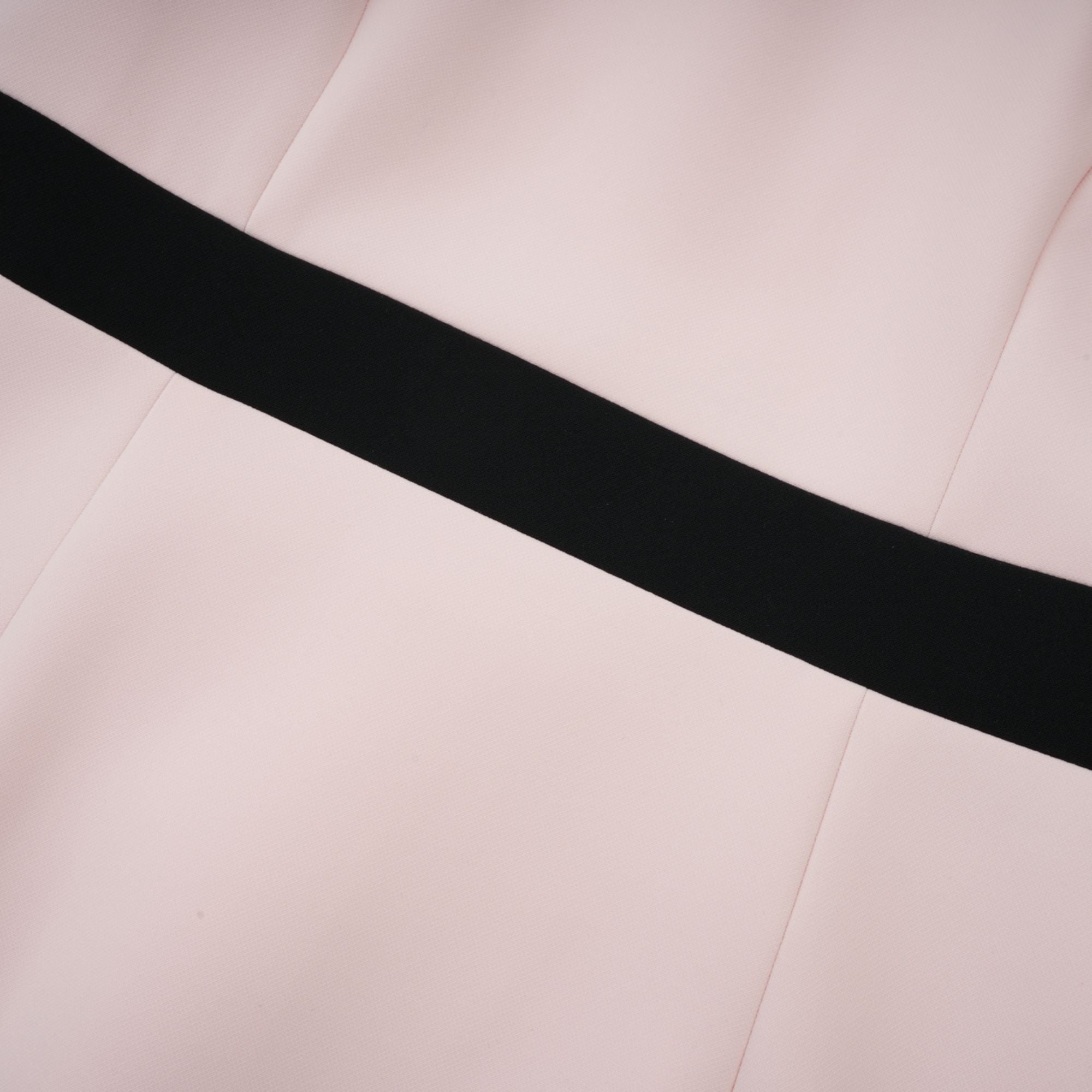 Anaïs pink crystal color-blocked midi dress (Final Sale)