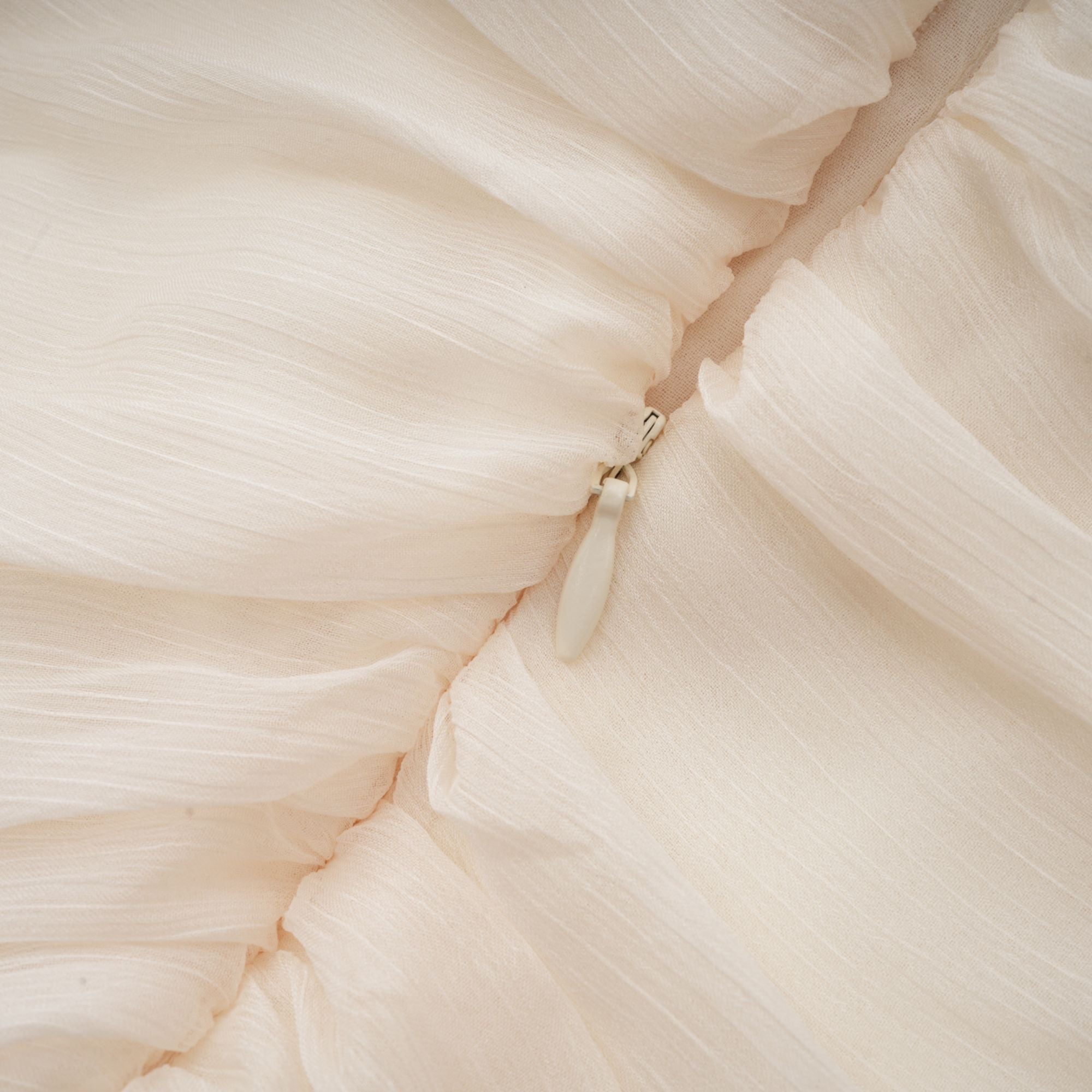 Thibaulte tuck-detail pleated tulle mini dress (Final Sale)
