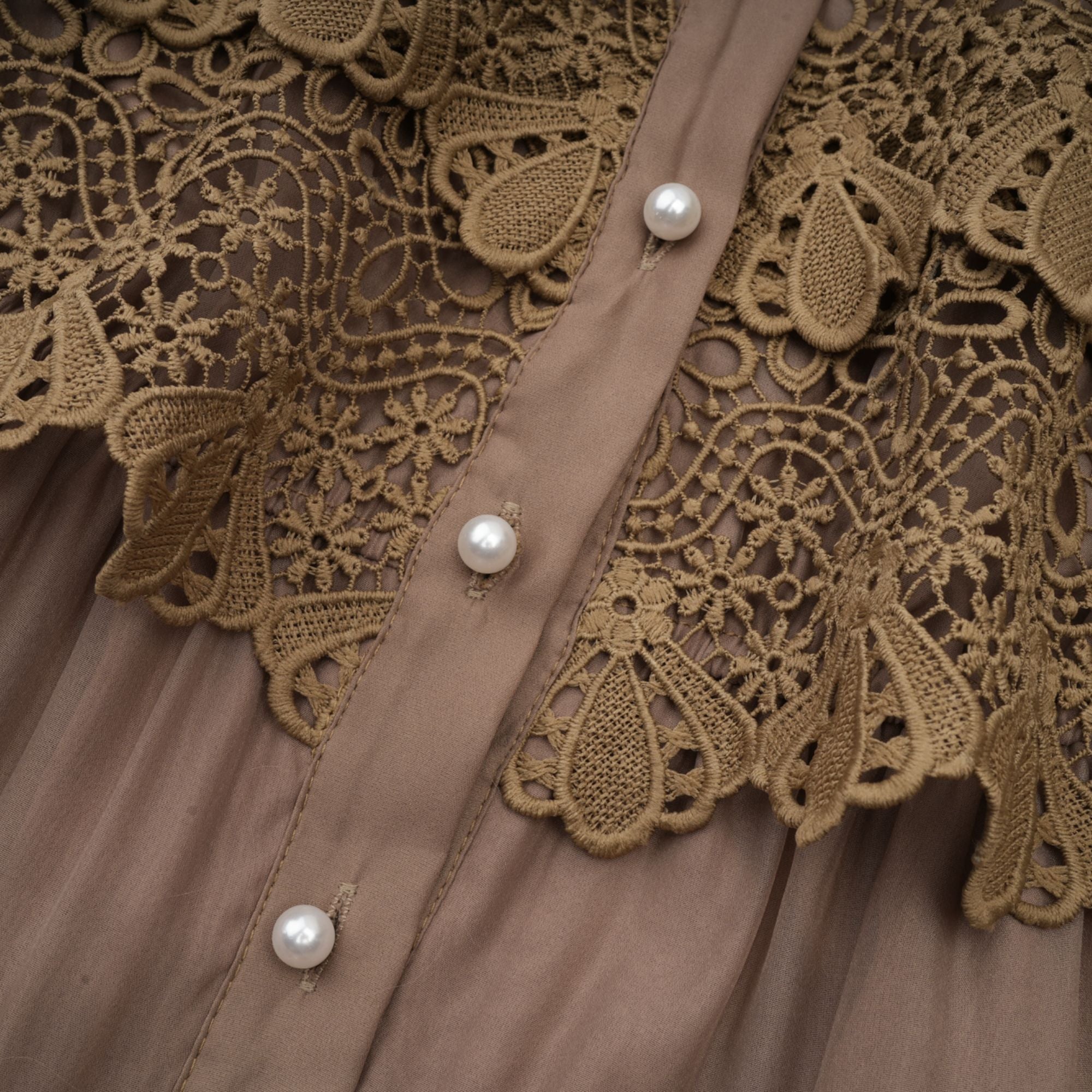 Inès lace cut-out layered mini dress