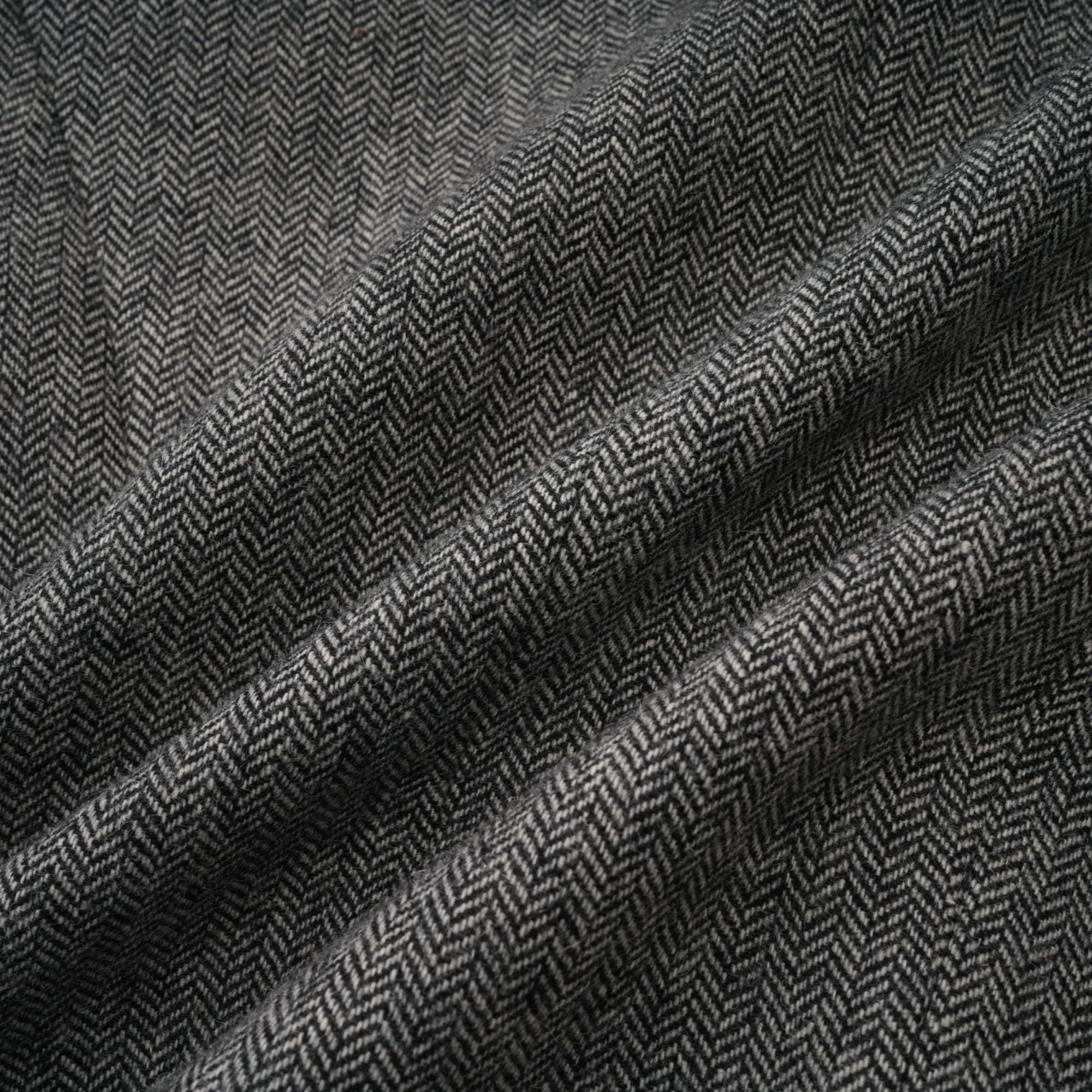 Agathe grey herringbone top & shorts matching set (Final Sale)