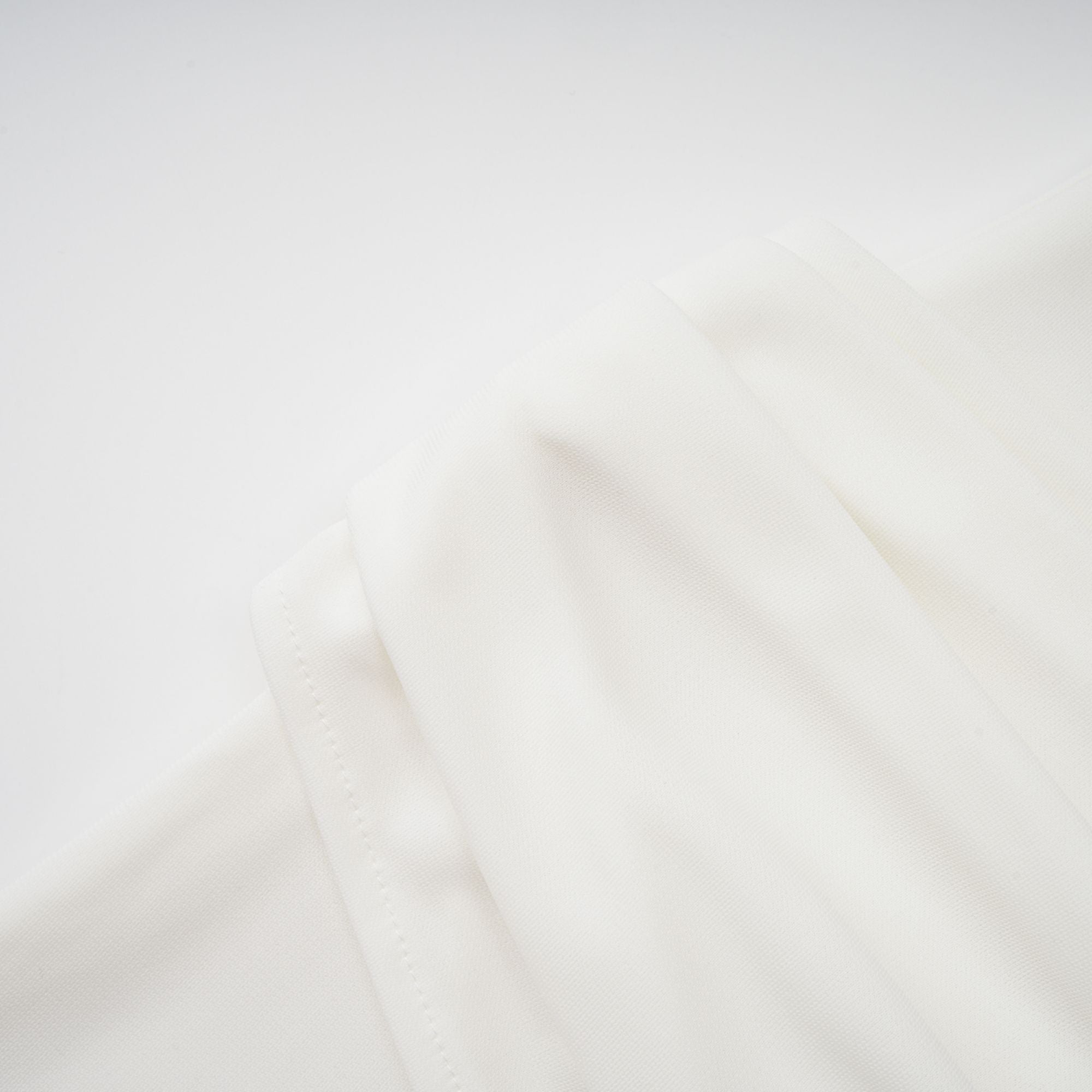 Mystérieuse White Turtleneck Draped Maxi Dress (Final Sale)