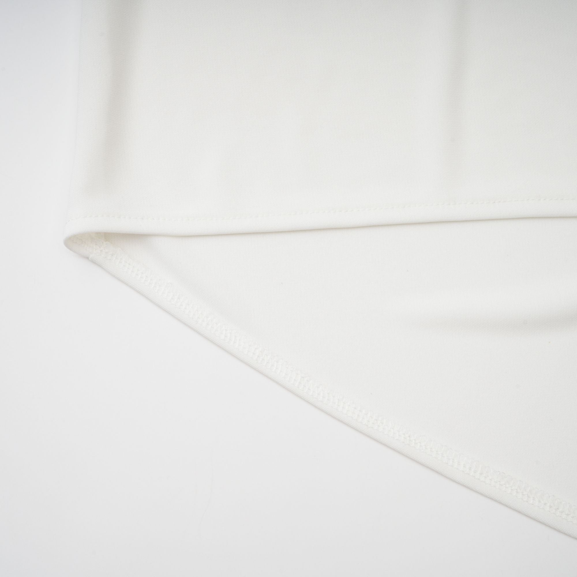 Mystérieuse White Turtleneck Draped Maxi Dress (Final Sale)
