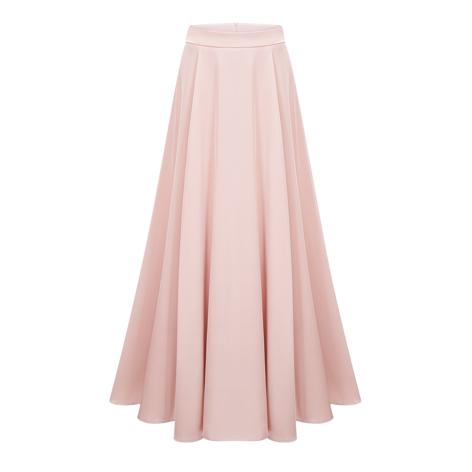 Everleigh Champagne Satin Top & Skirt Set With Cape Detail (Final Sale)