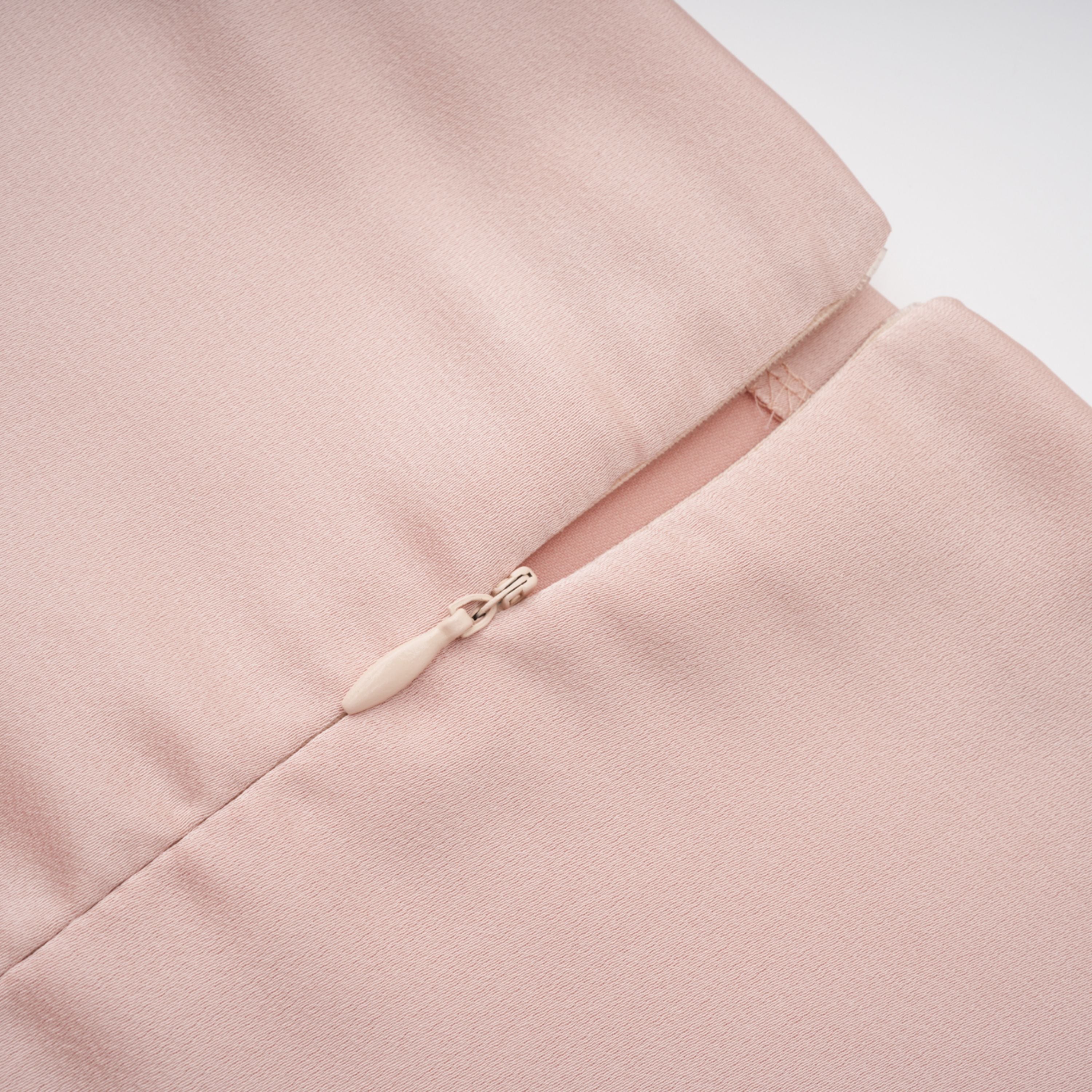 Everleigh Champagne Satin Top & Skirt Set With Cape Detail (Final Sale)