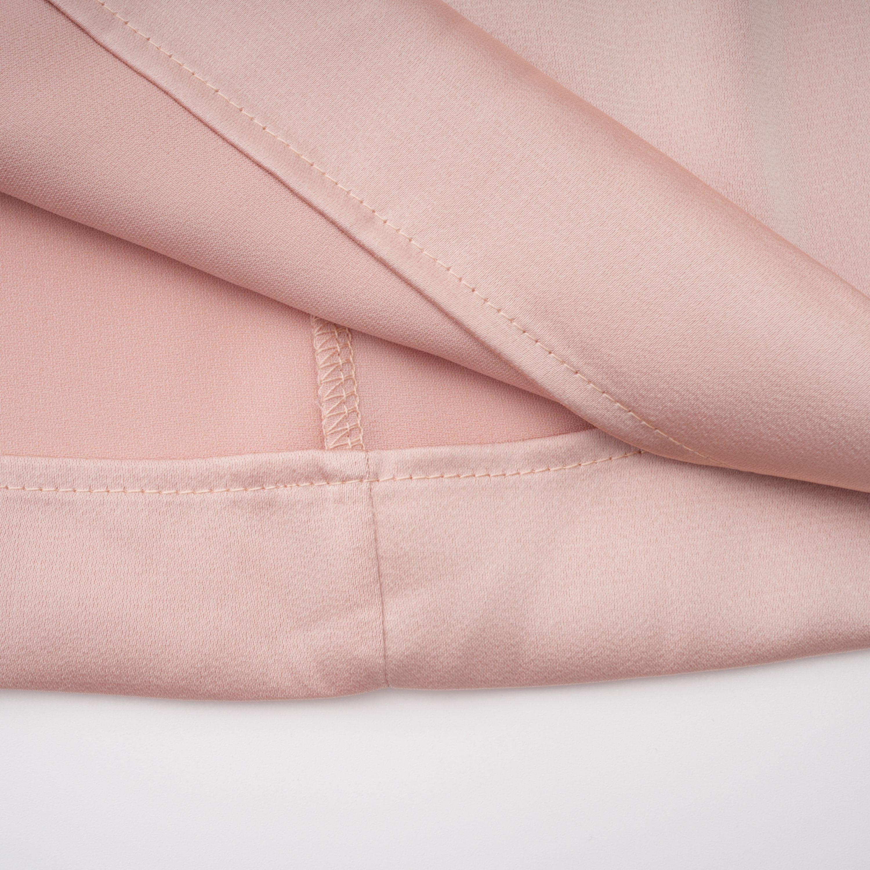 Everleigh Champagne Satin Top & Skirt Set With Cape Detail (Final Sale)