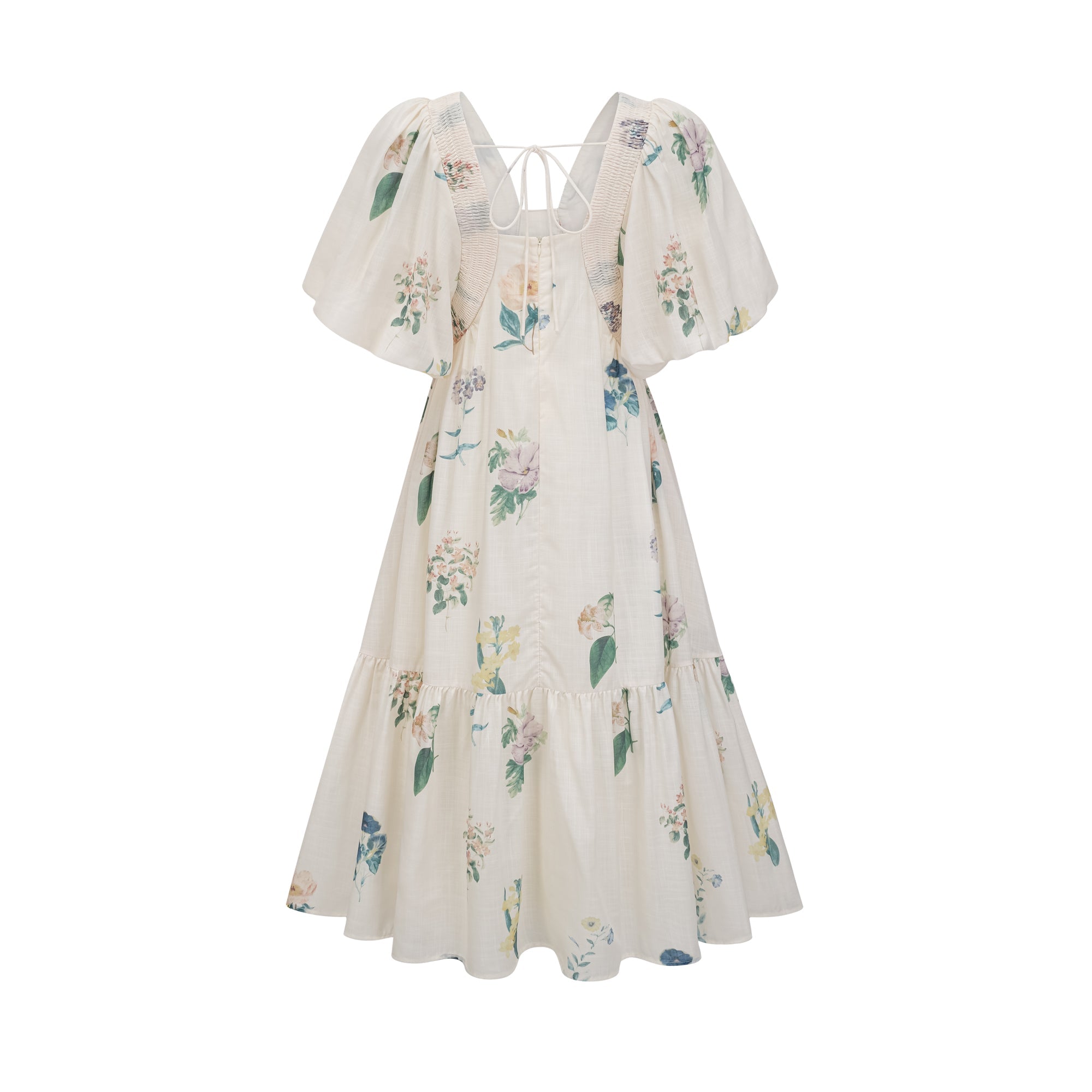 Cyrielle V-neck floral-print midi dress (Final Sale-US Only)