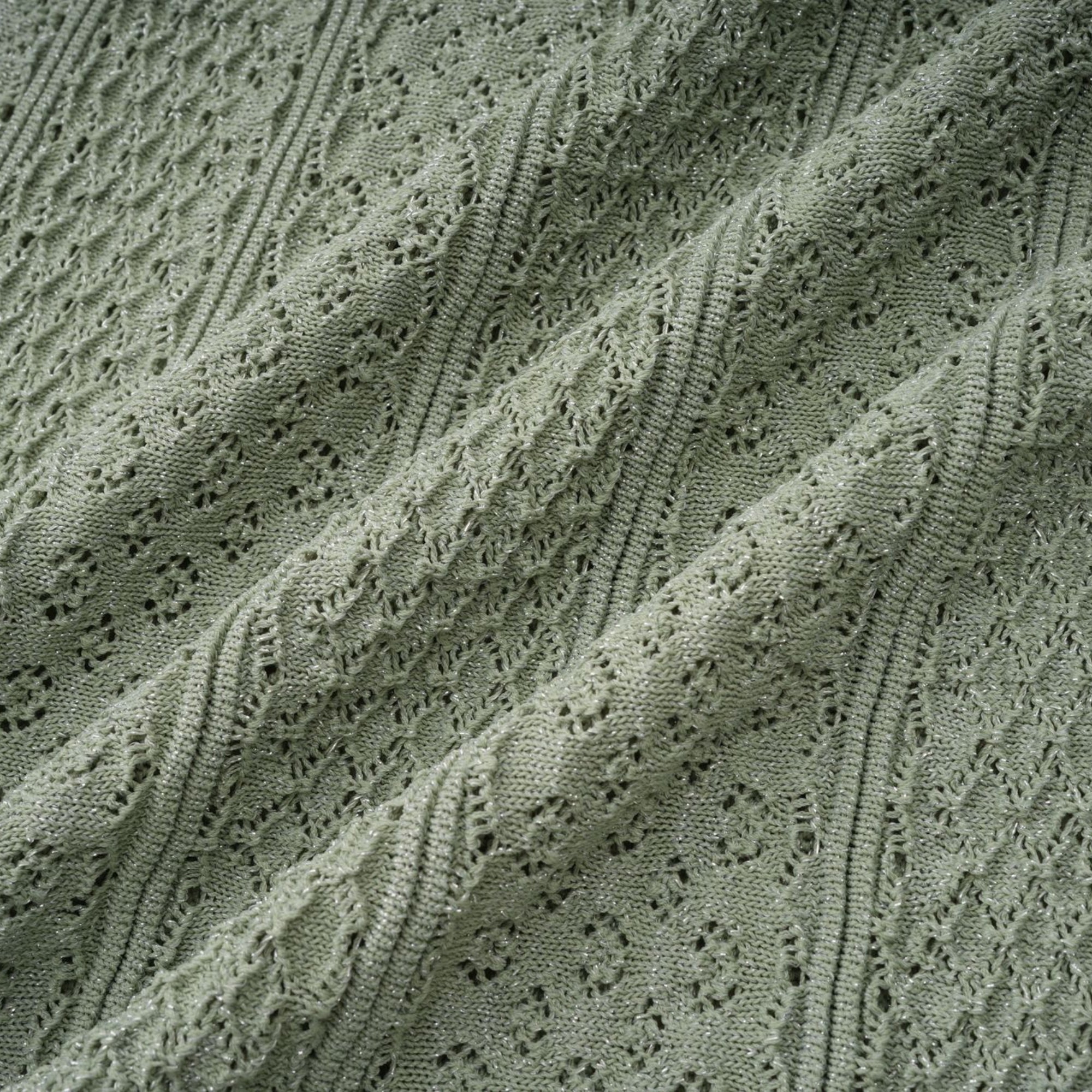 Siena shirred crochet-knit maxi dress