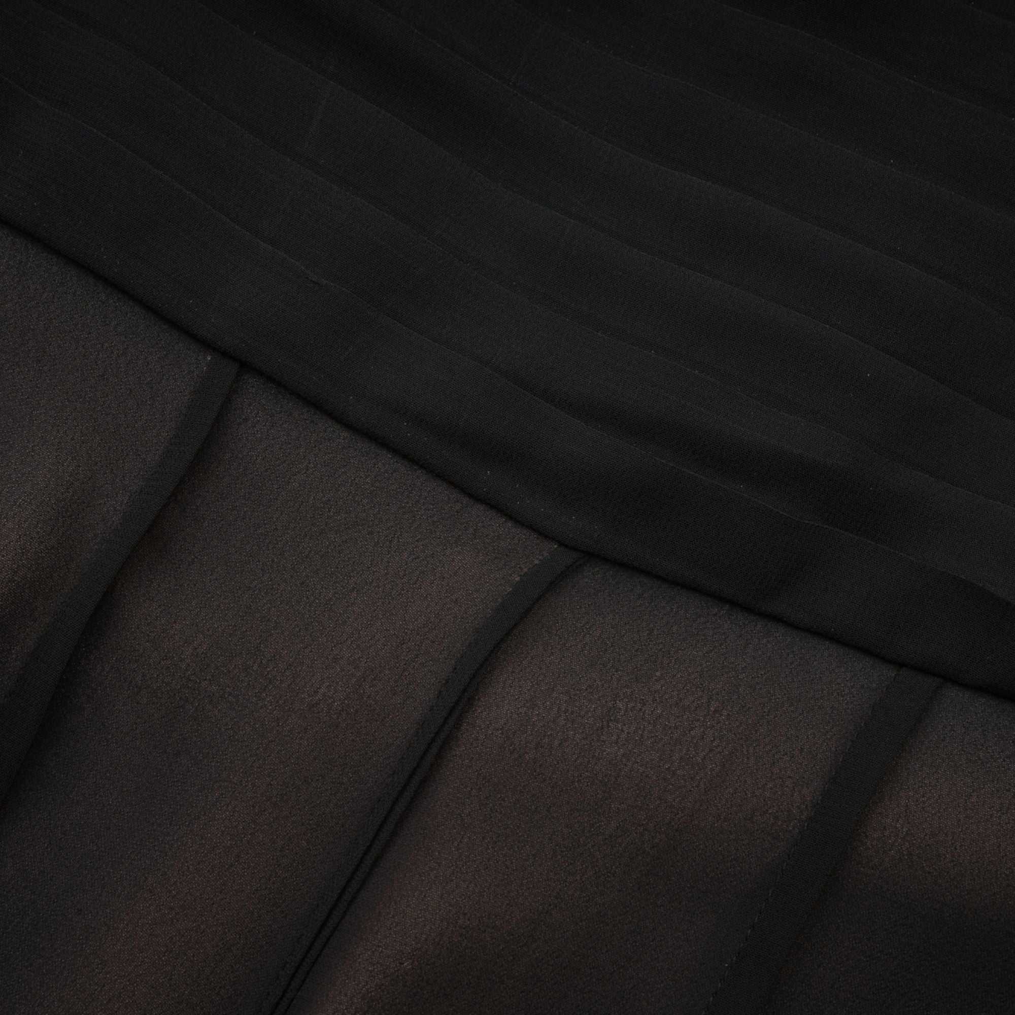 Jacqueline rayon ruffle pleated tulle maxi skirt (Final Sale)