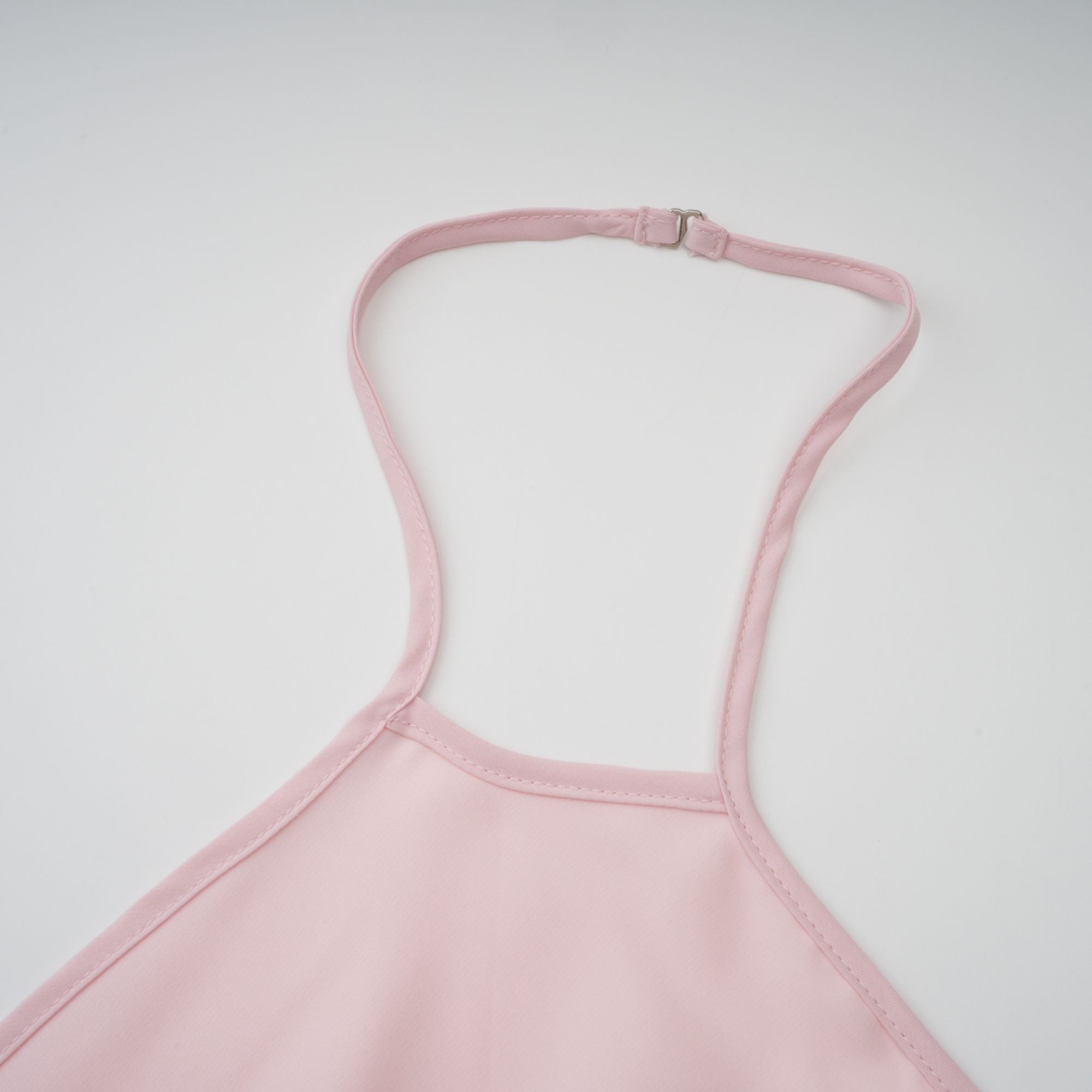 Nonchalante Pink Tiered Halterneck Maxi Dress (Final Sale)