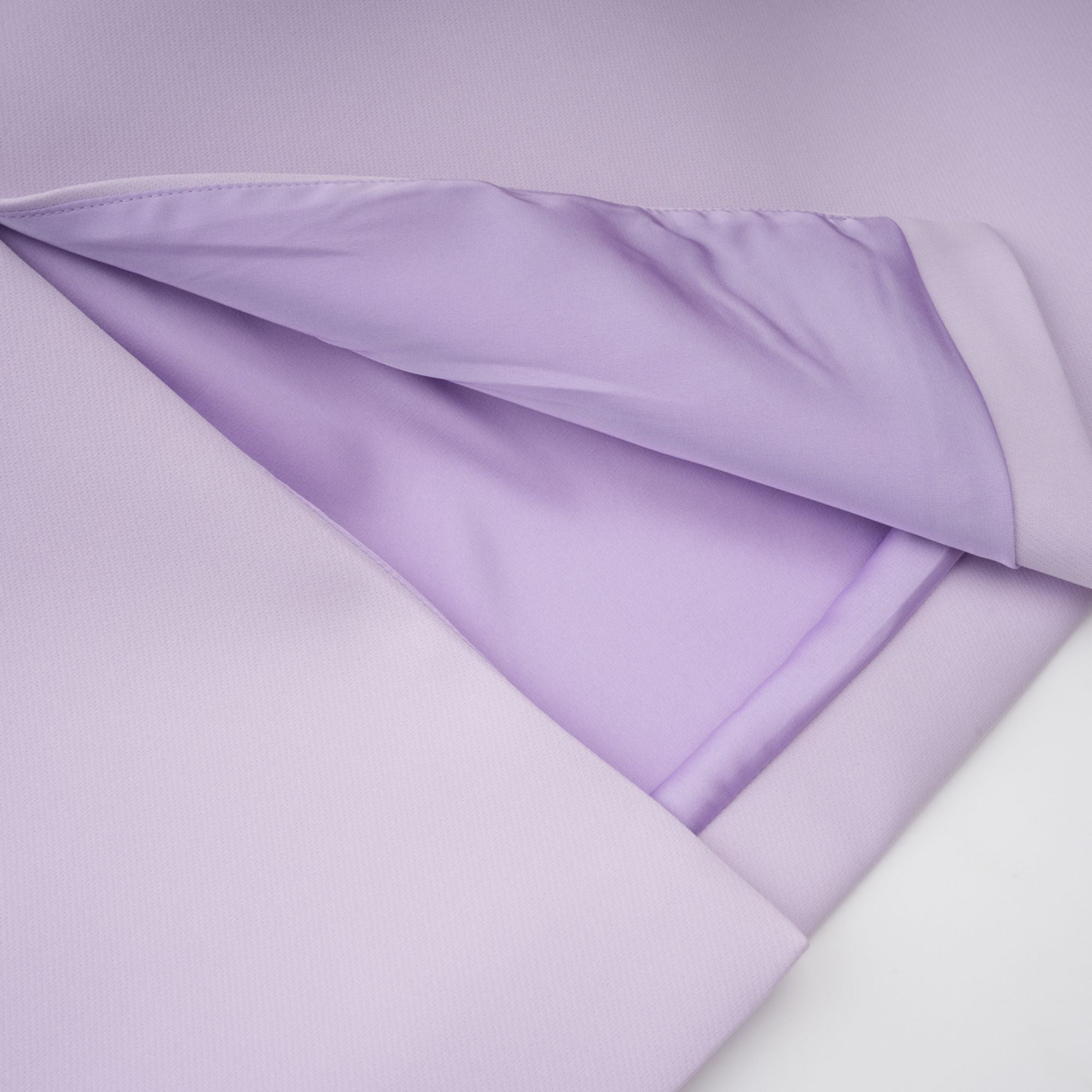 Annabelle Purple Cape-Design Ribbon Maxi Dress (Final Sale-US Only)