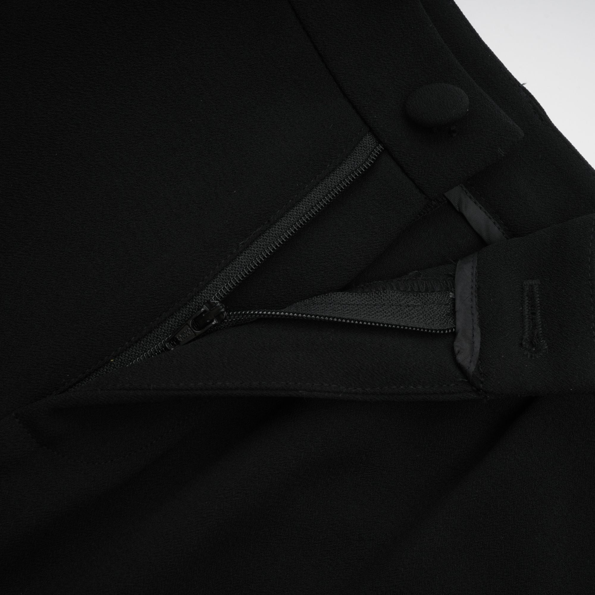 Suzanne black pleated jacket & trousers matching set (Final Sale)