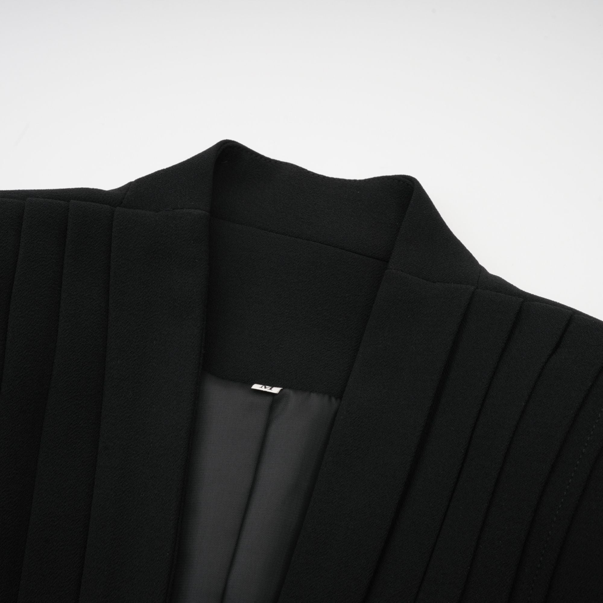 Suzanne black pleated jacket & trousers matching set (Final Sale)