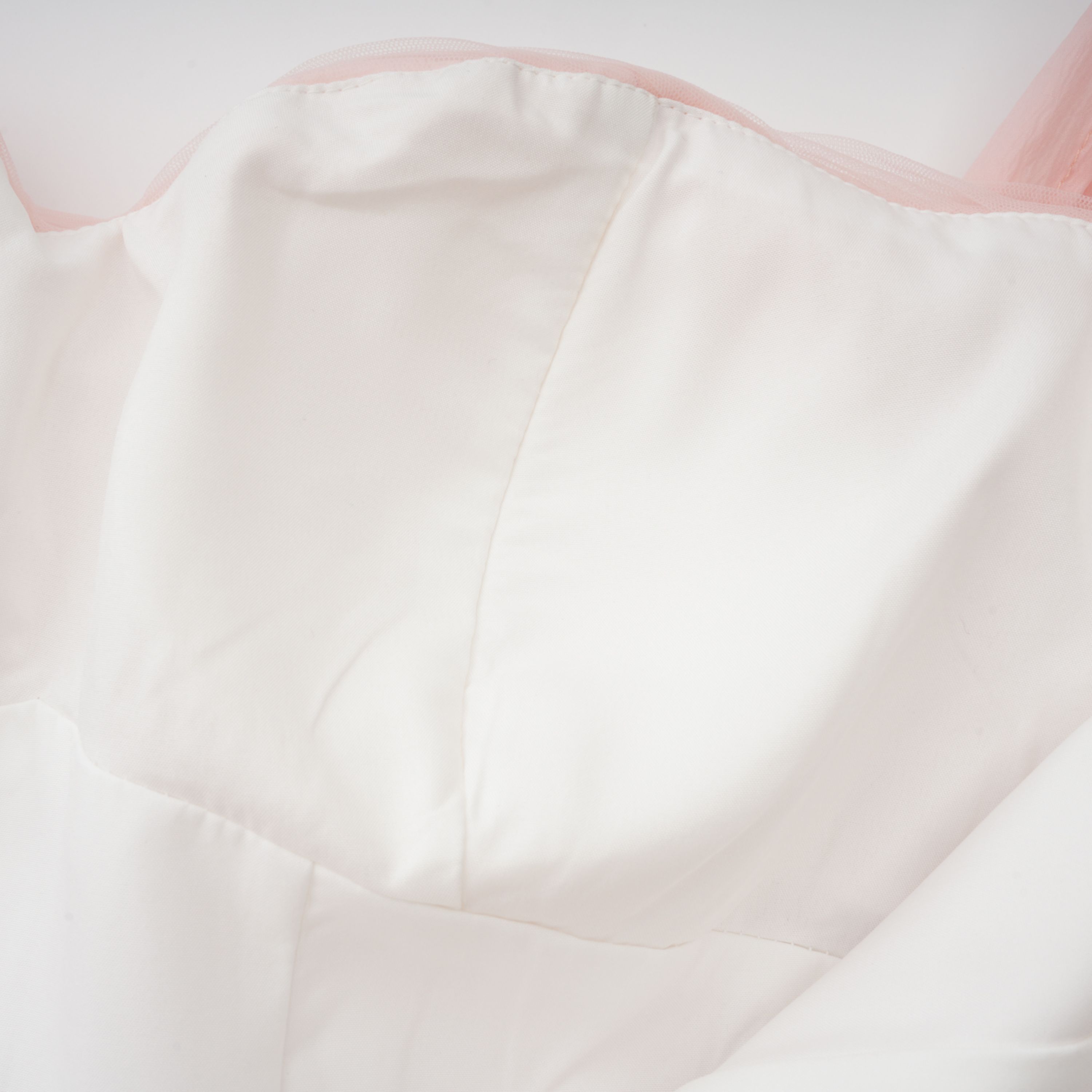 Pink Flounced Midi Dress