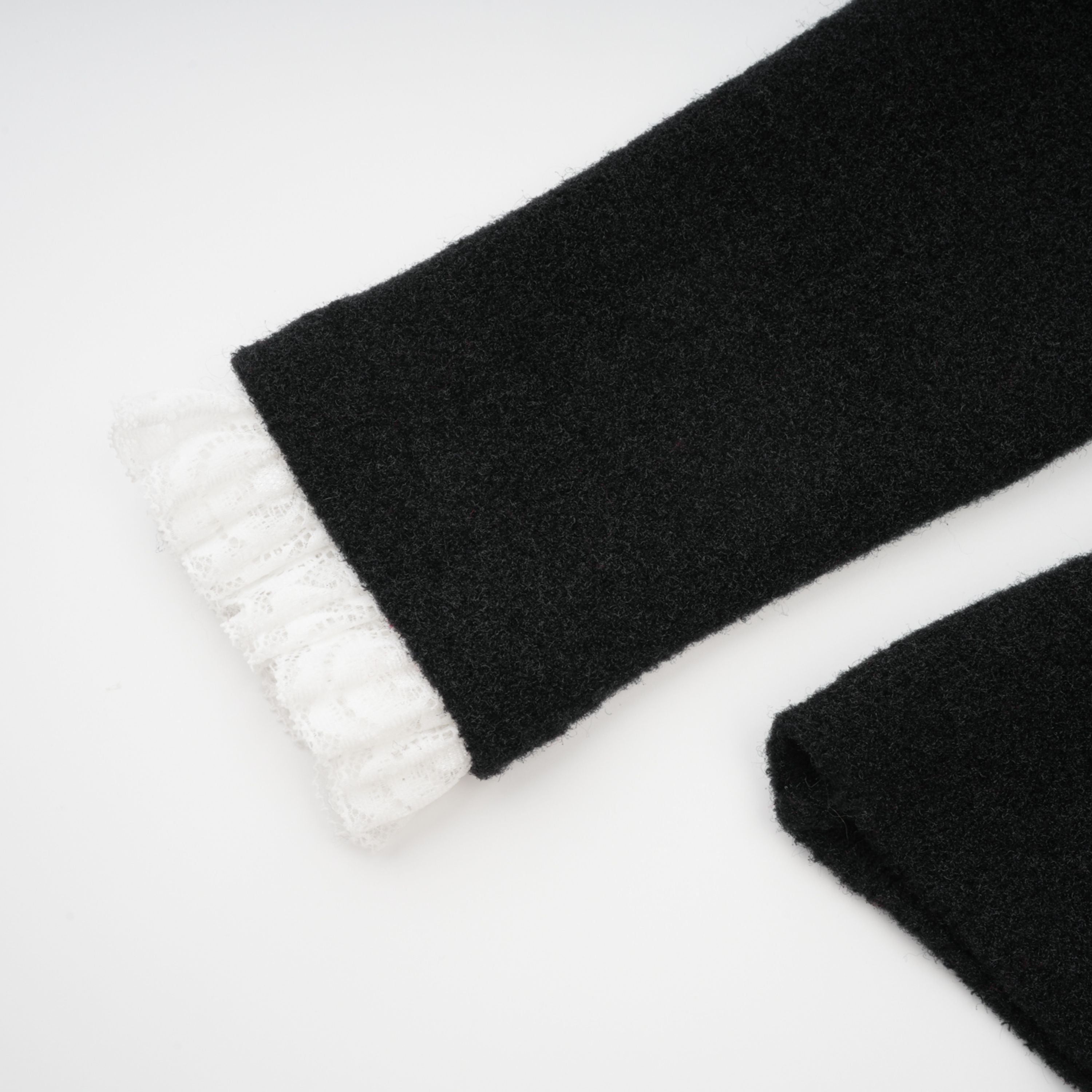 Ellinor Black Embellished Knit Top & Skirt Set (Final Sale)