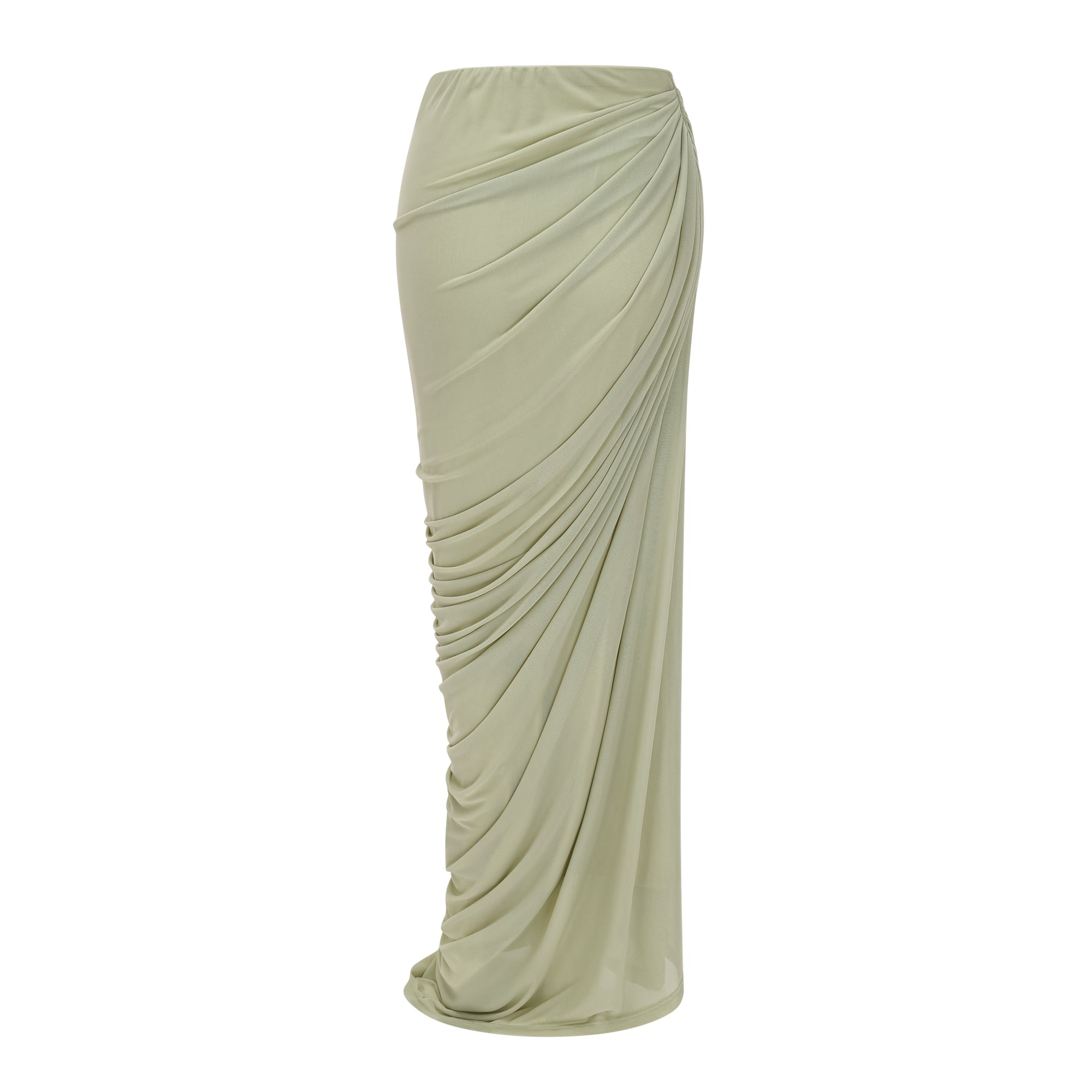 Branwen Green One Shoulder Top & Skirt Set (Final Sale-US Only)