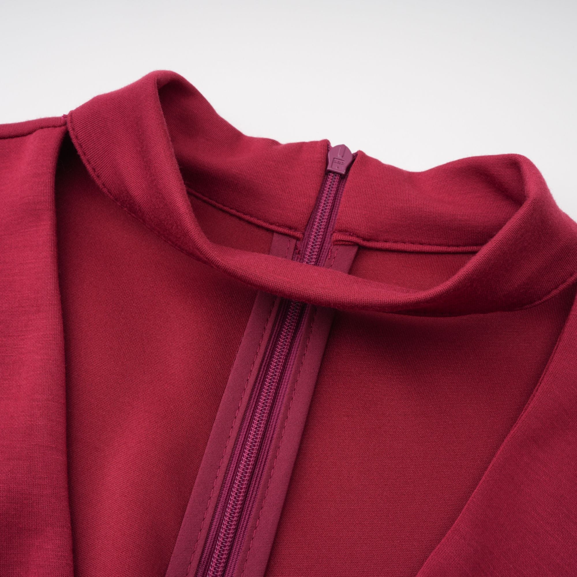 Margot Red Scarf Design Ruched Maxi Gown (Final Sale)