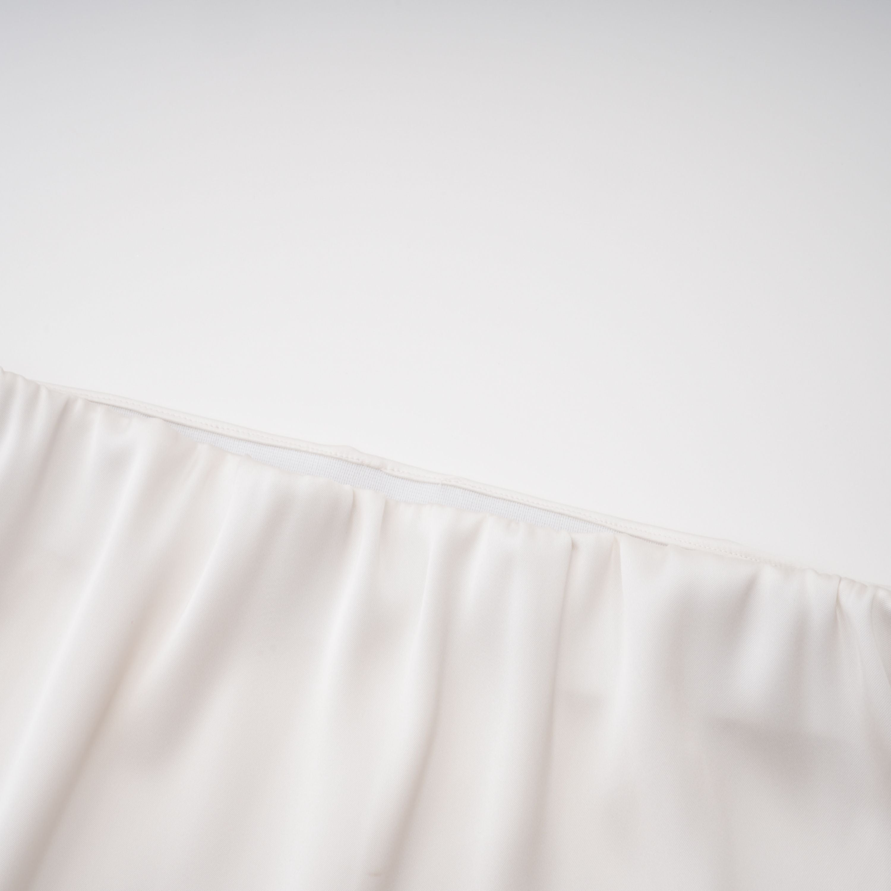 Zora White Sequin Corset Top & Satin Skirt Set (Final Sale-US Only)